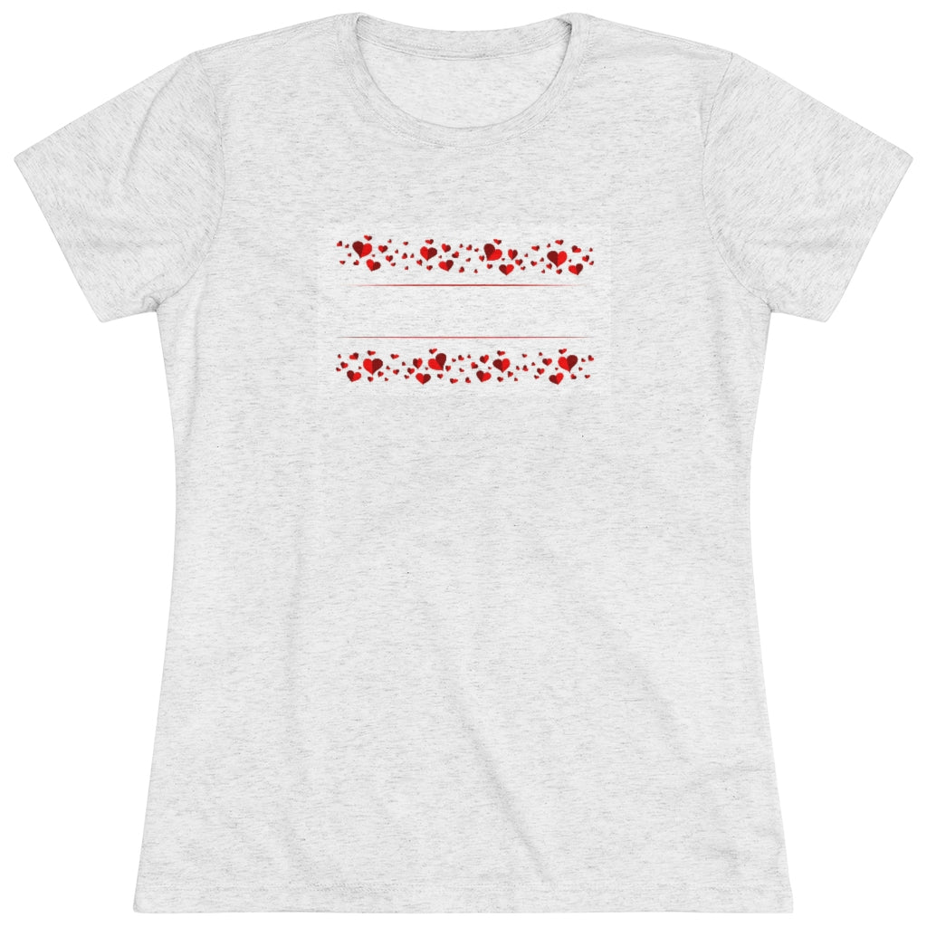 Little Hearts Women's Triblend Tee