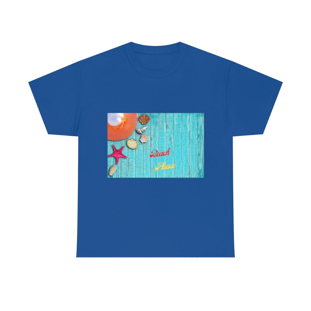 The Beach Please Unisex Heavy Cotton Tee