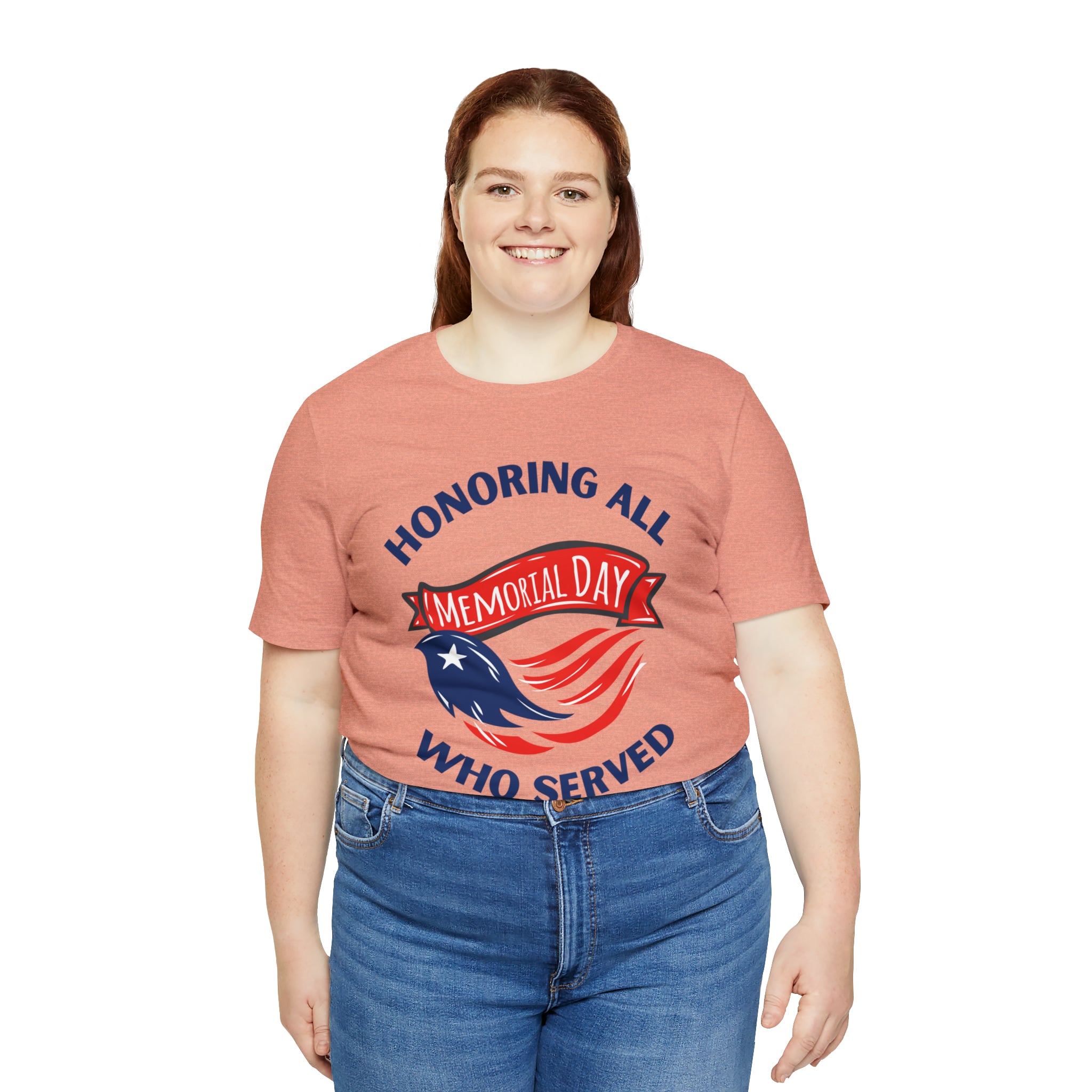 Memorial Day Honoring All Who Served Unisex Jersey Short Sleeve Tee