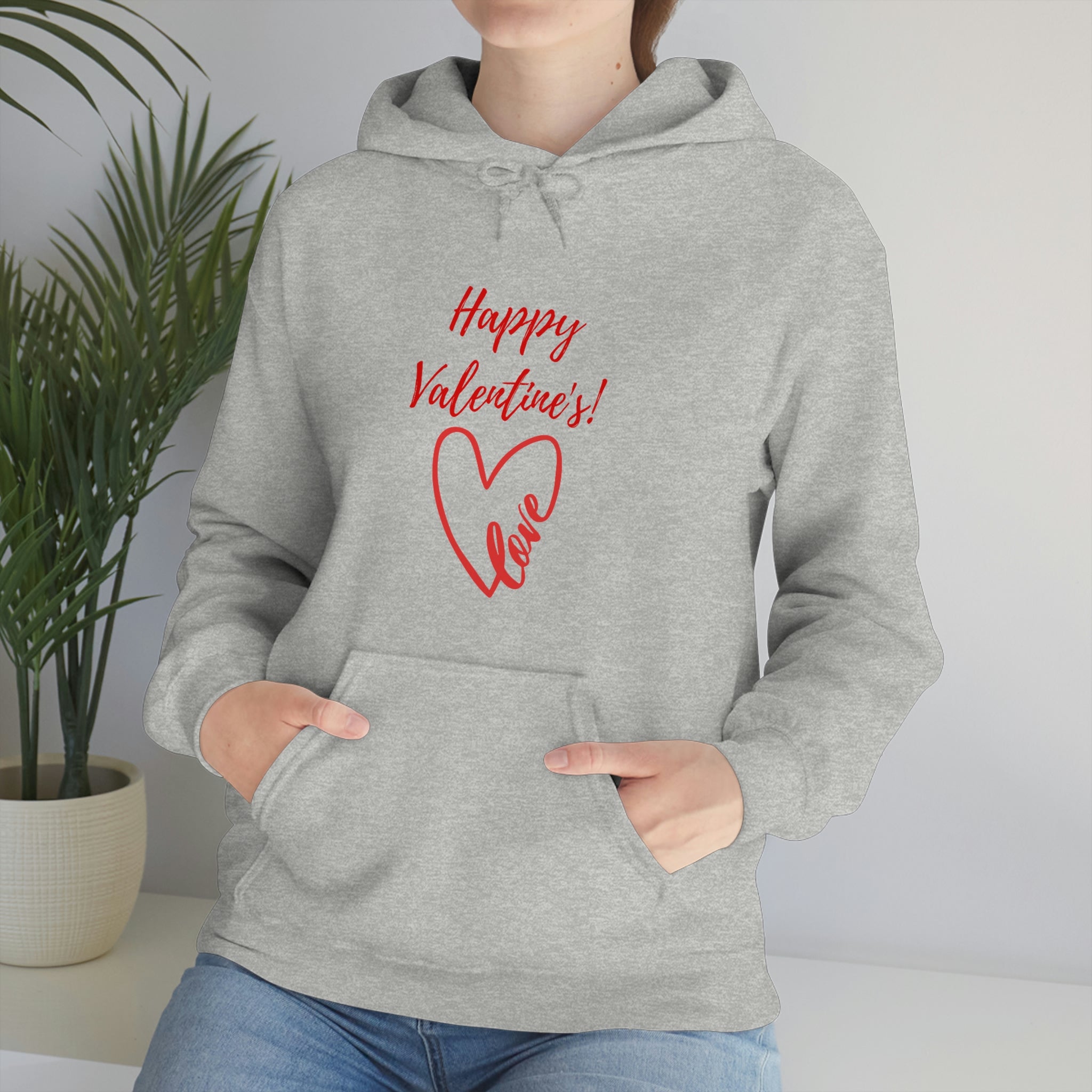 Happy Valentine's Love! Unisex Heavy Blend™ Hooded Sweatshirt