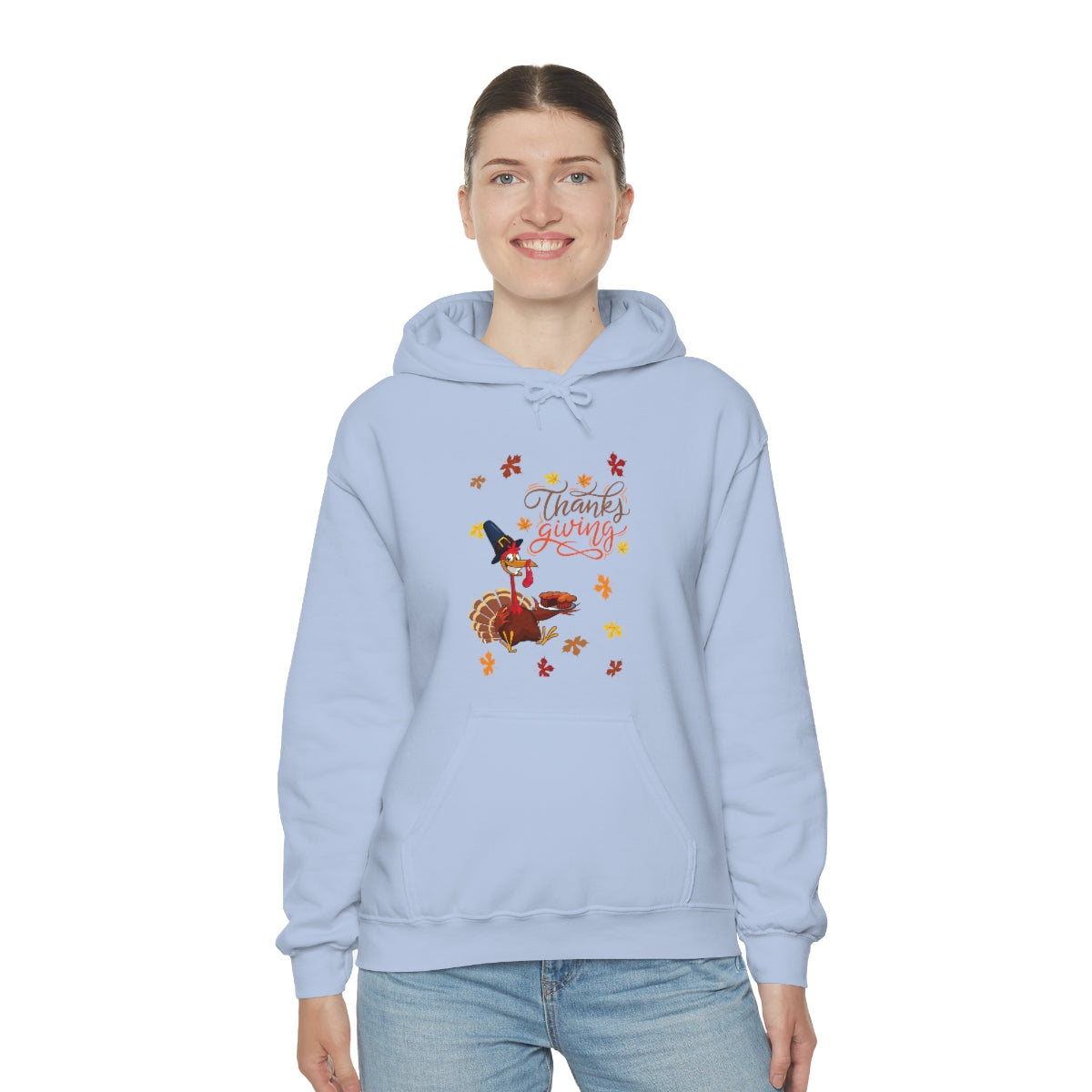 Thanksgiving Turkey Unisex Heavy Blend™ Hooded Sweatshirt