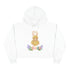 Easter Hunt Is On Crop Hoodie