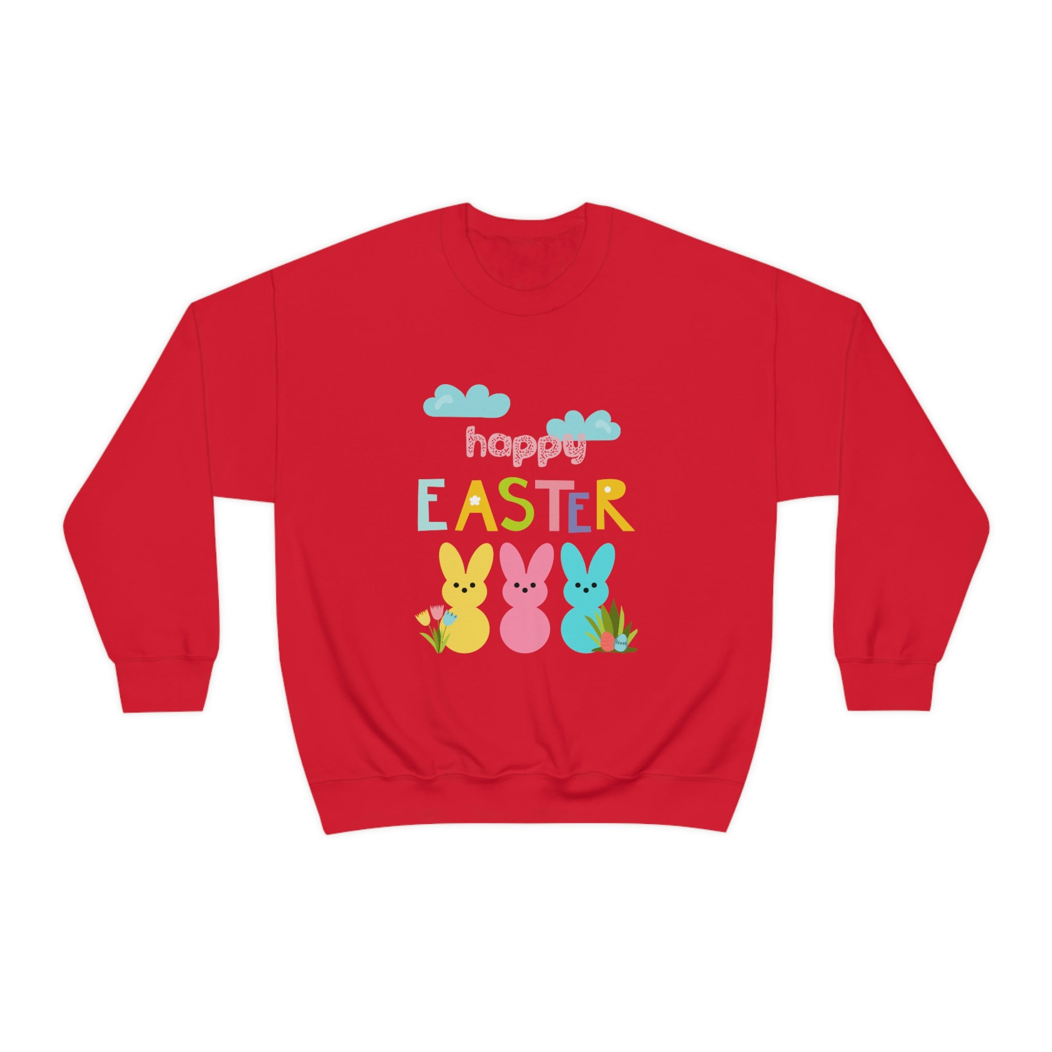 Happy Easter Bunny Unisex Heavy Blend™ Crewneck Sweatshirt