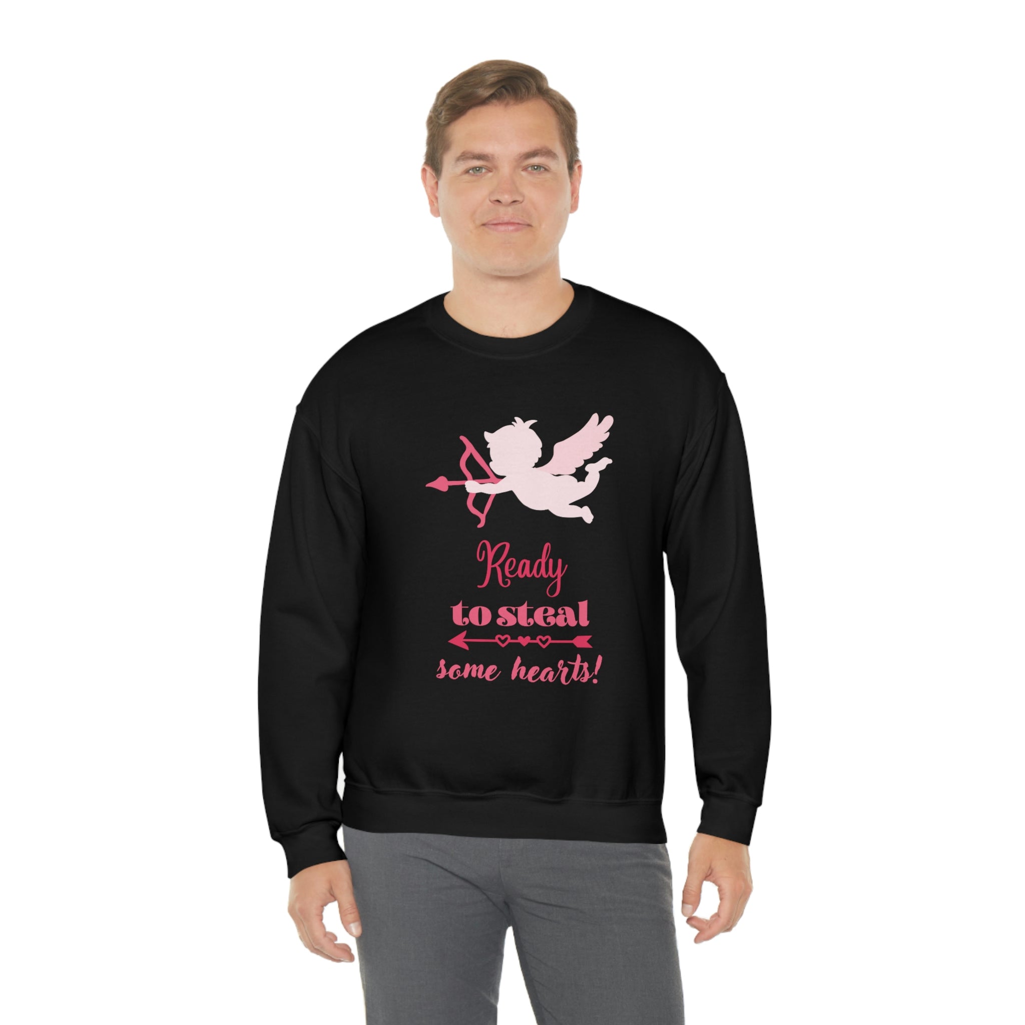 Ready To Steal Some Hearts!! Unisex Heavy Blend™ Crewneck Sweatshirt