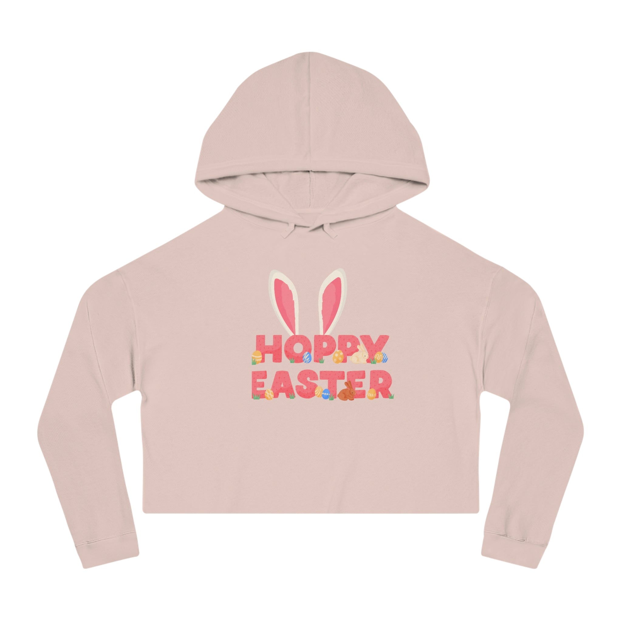 The Hoppy Easter Women’s Cropped Hooded Sweatshirt