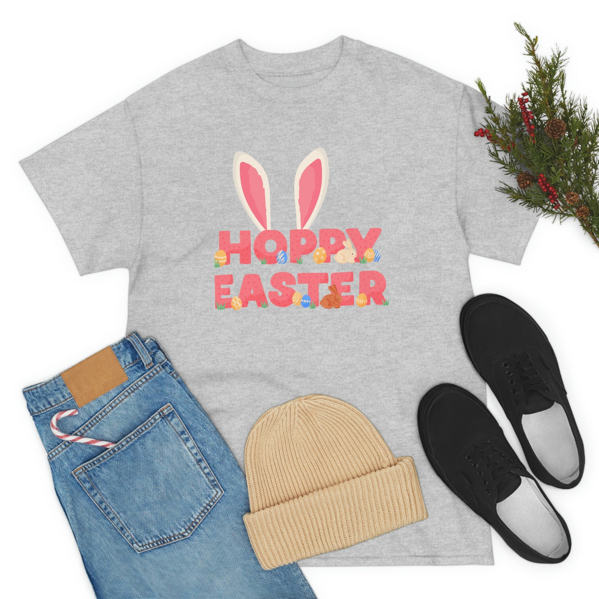 The Hoppy Easter Unisex Heavy Cotton Tee