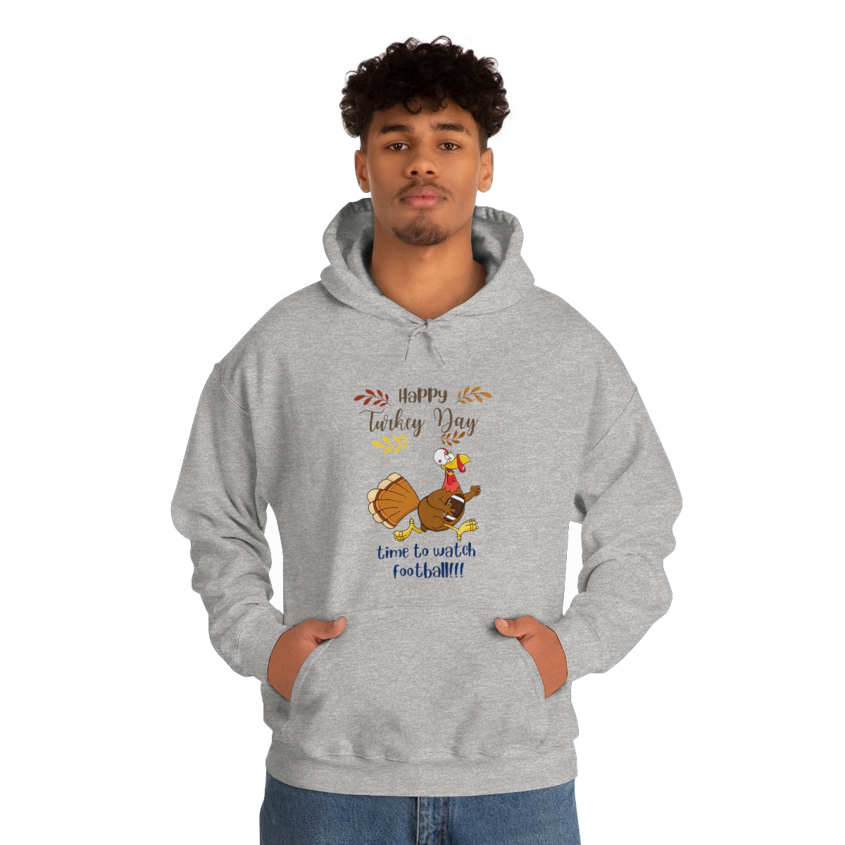 Happy Turkey Day Unisex Heavy Blend™ Hooded Sweatshirt