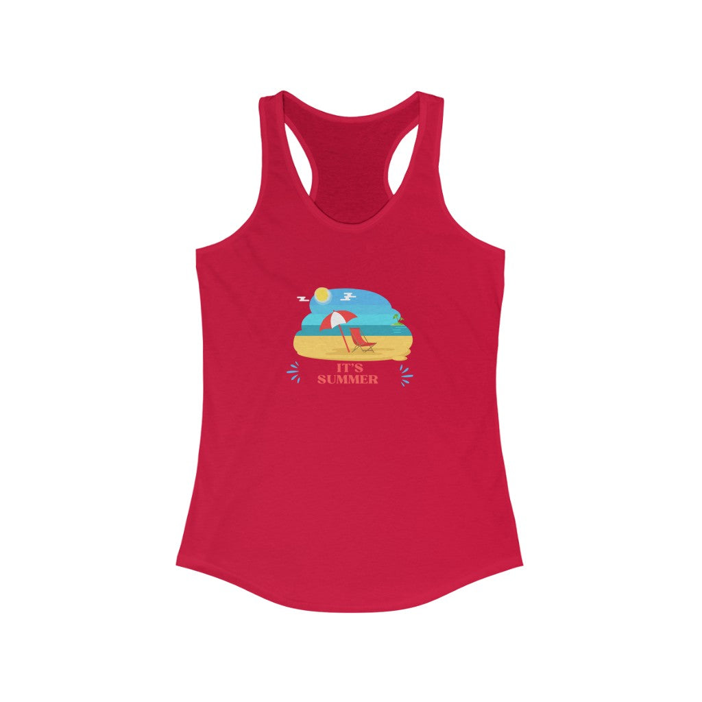 It's Summer Women's Ideal Racerback Tank