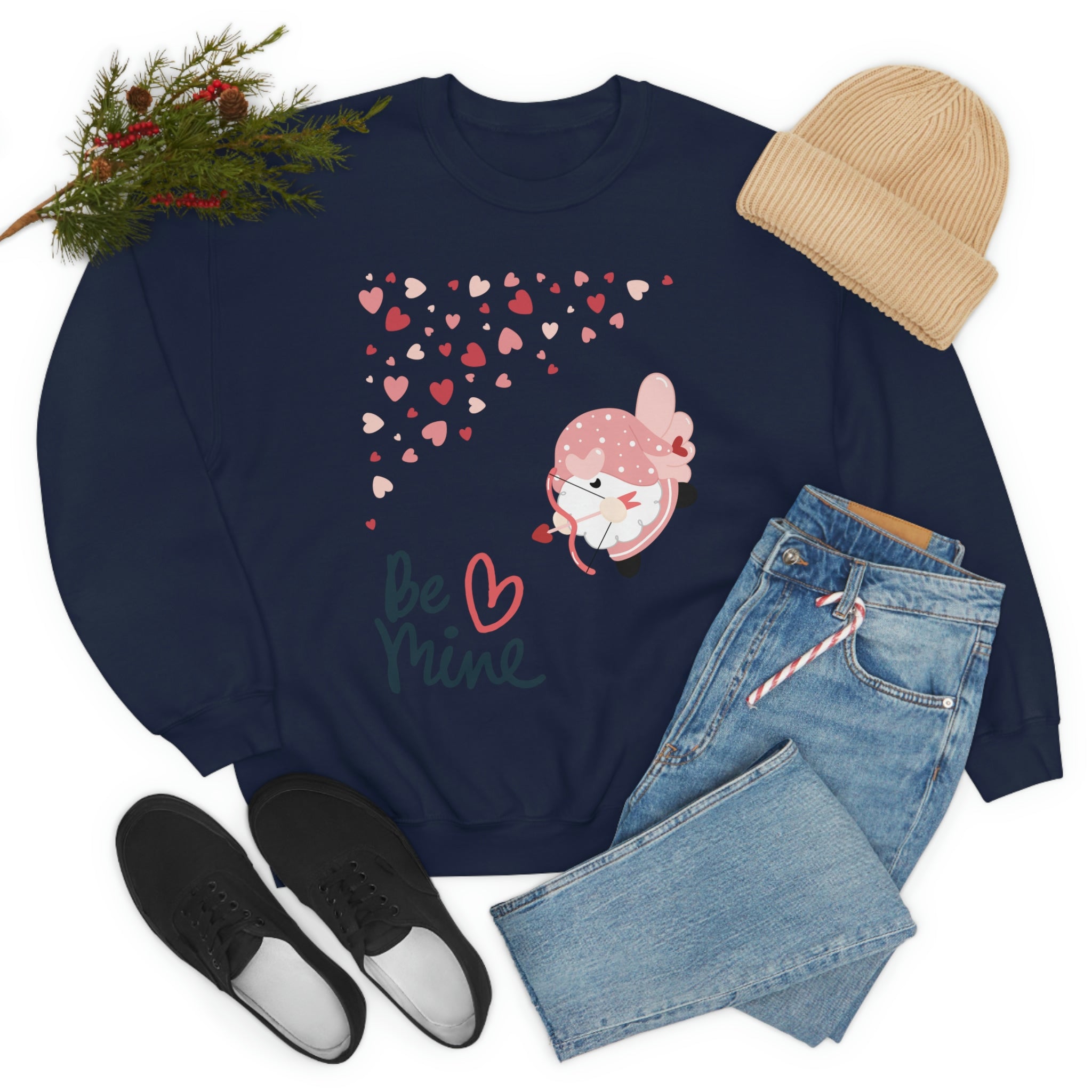 Be Mine Gnome!! Unisex Heavy Blend™ Crewneck Sweatshirt