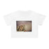 Lady Cat AOP Crop Tee