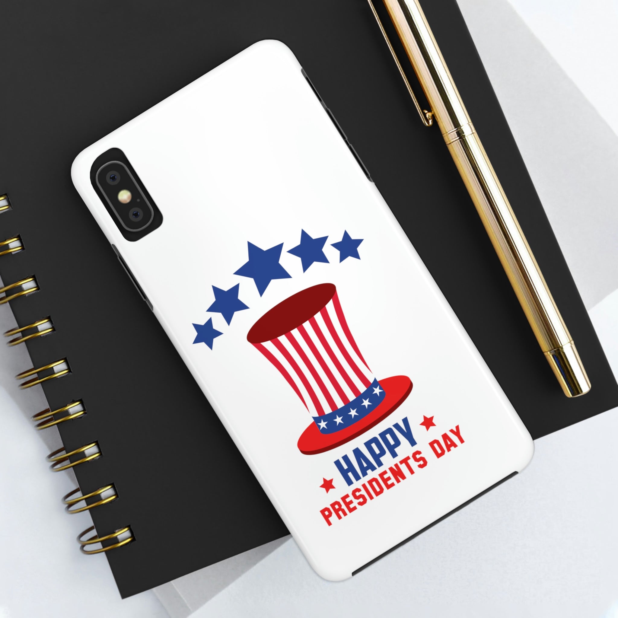 Happy President's Day Hat Tough Phone Cases, Case-Mate