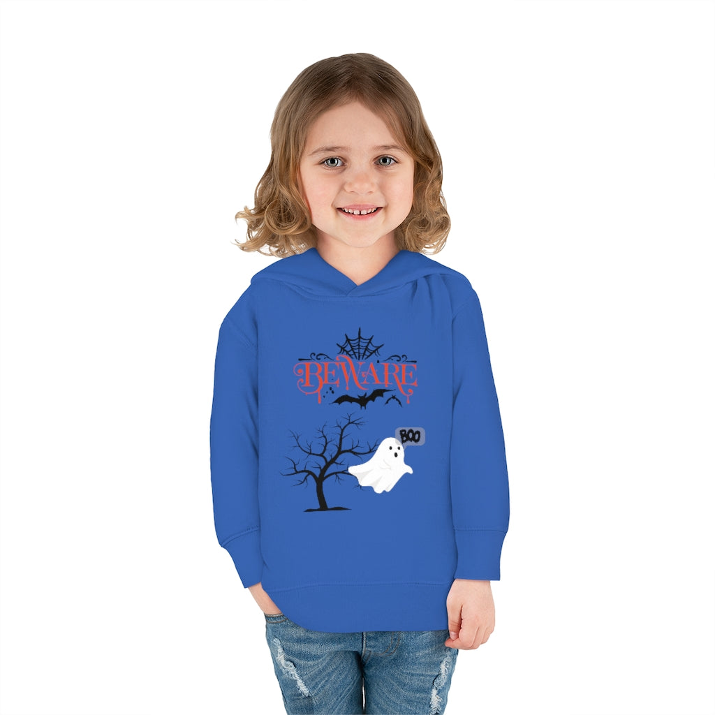 Beware Boo Toddler Pullover Fleece Hoodie