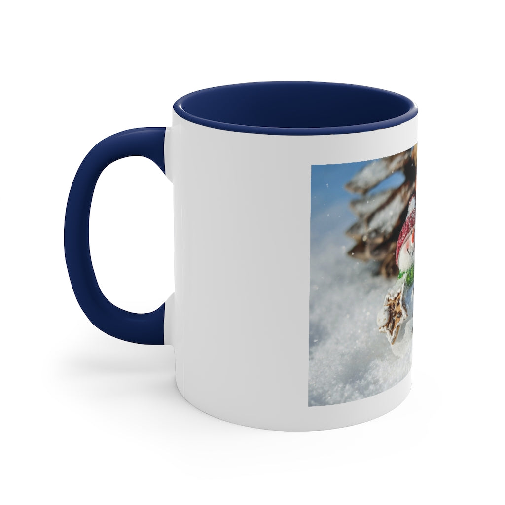 Merry Christmas Accent Coffee Mug, 11oz