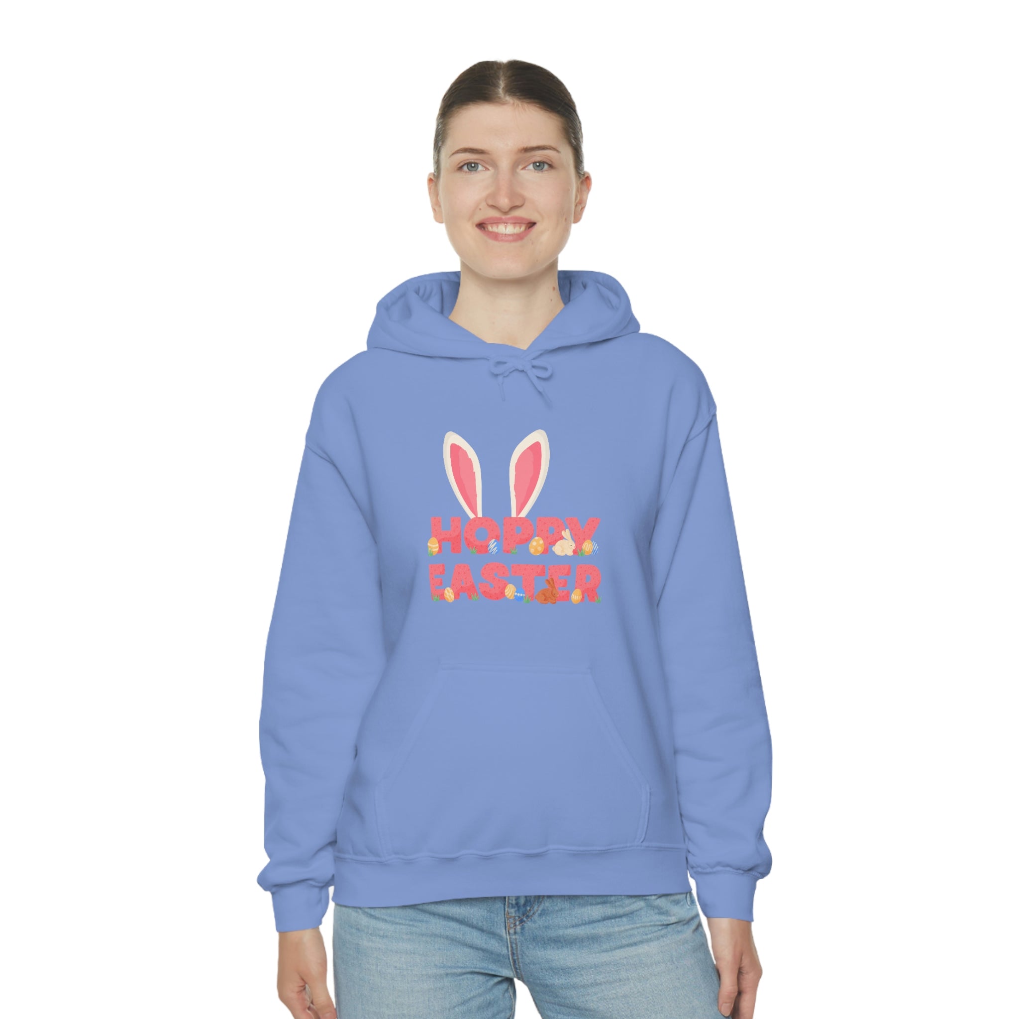 The Hoppy Easter Unisex Heavy Blend™ Hooded Sweatshirt