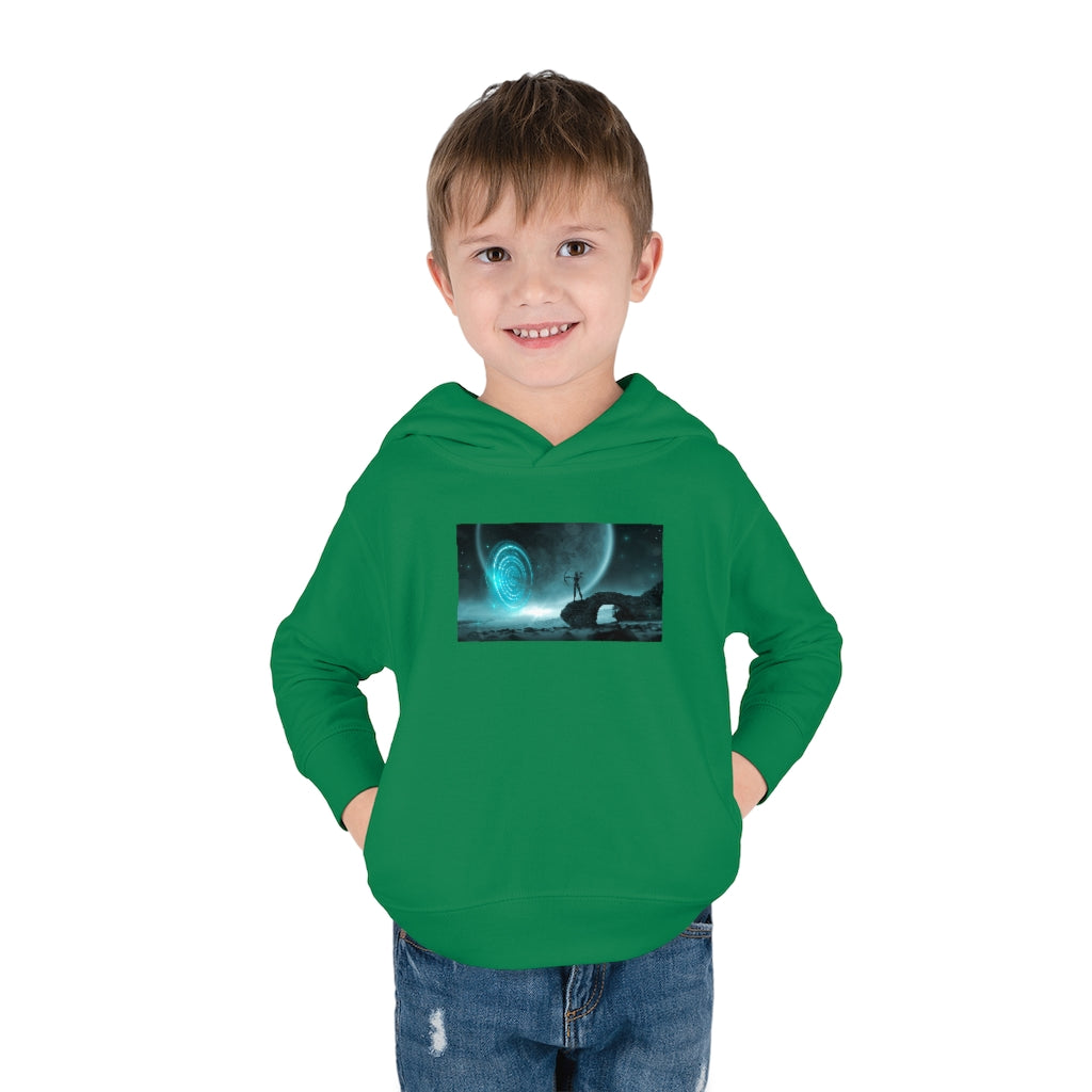 Mystical Moon Toddler Pullover Fleece Hoodie