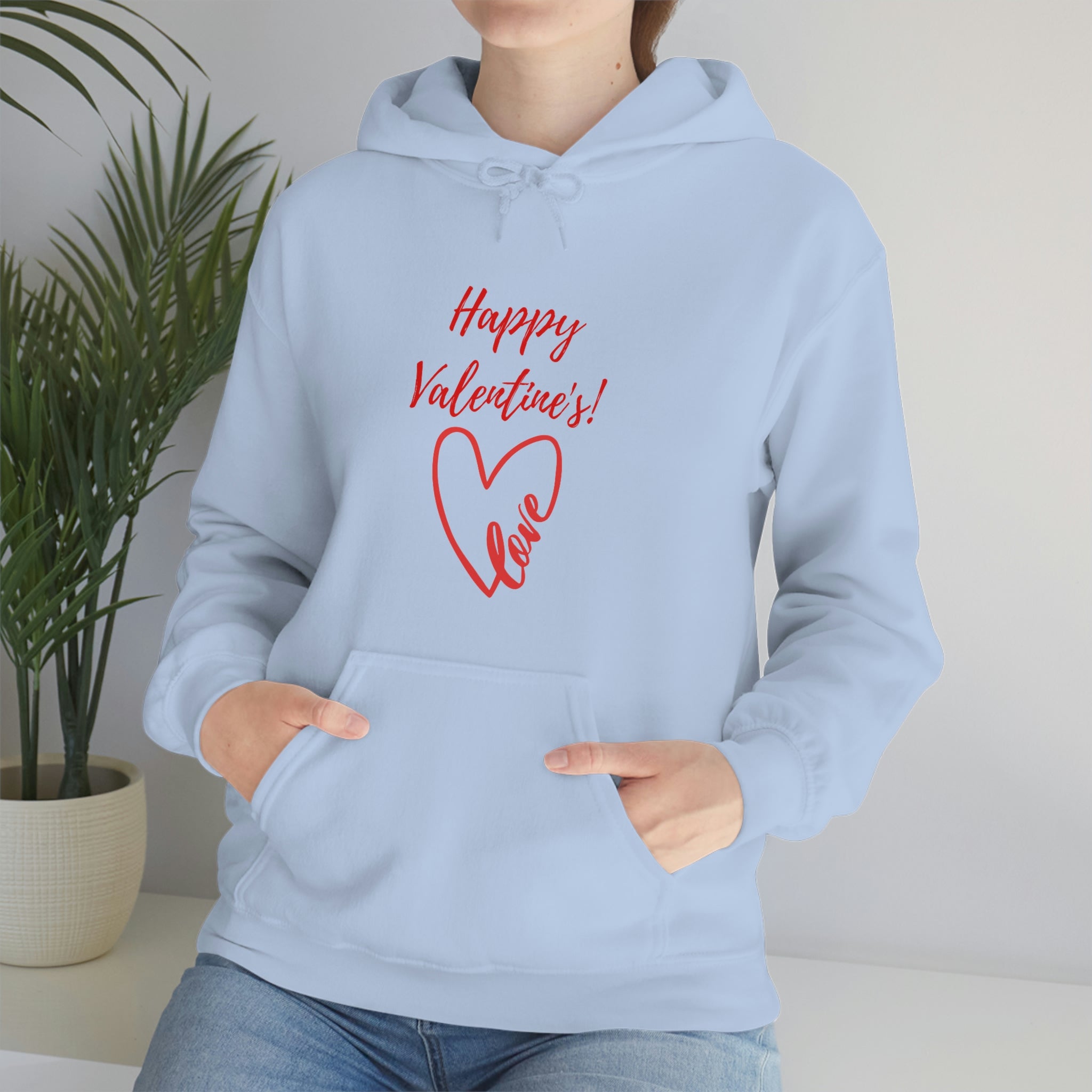 Happy Valentine's Love! Unisex Heavy Blend™ Hooded Sweatshirt