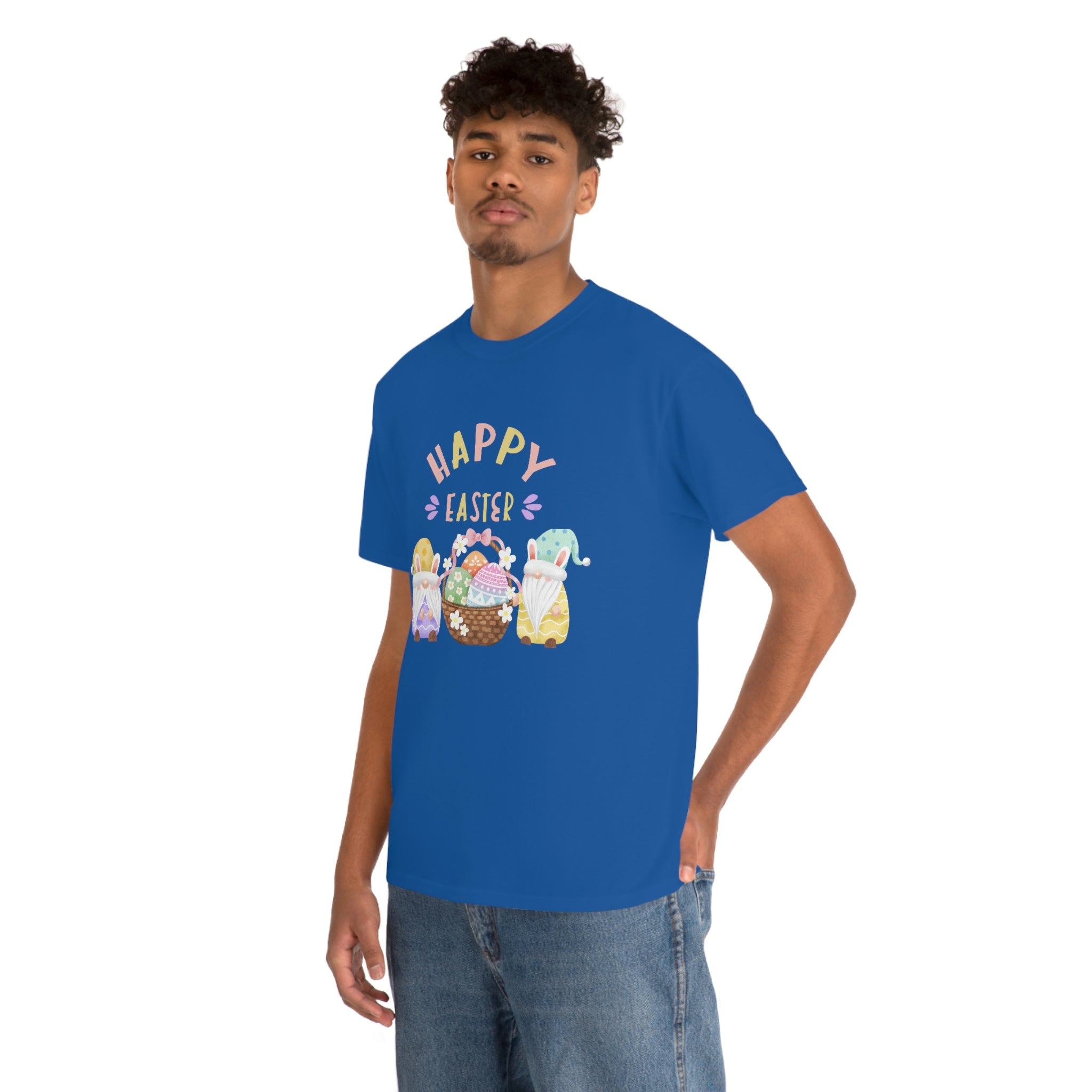 Happy Easter Gnome Unisex Heavy Cotton Tee