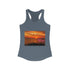 Grasses Sea Sunset Women's Ideal Racerback Tank