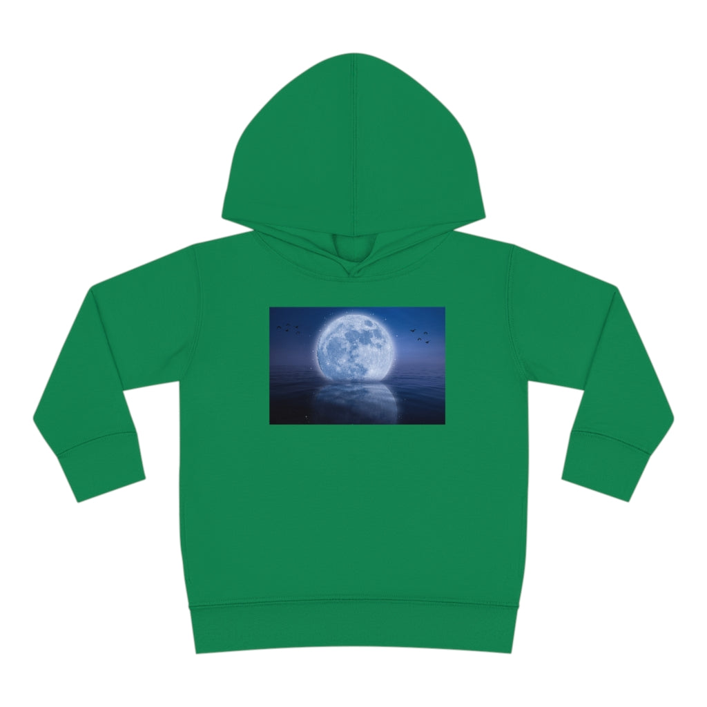 Mystical Moon Toddler Pullover Fleece Hoodie