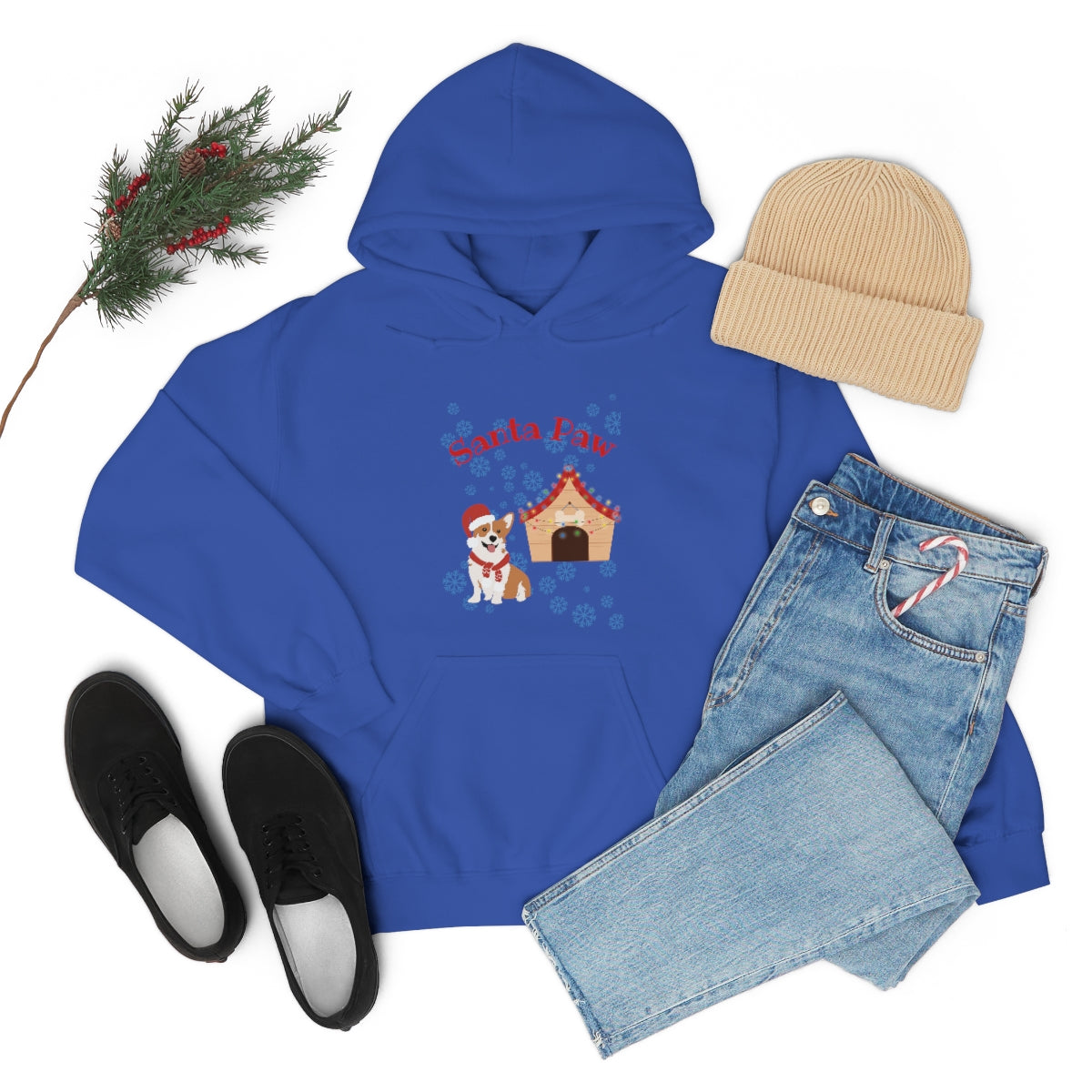 Santa Paw Unisex Heavy Blend™ Hooded Sweatshirt