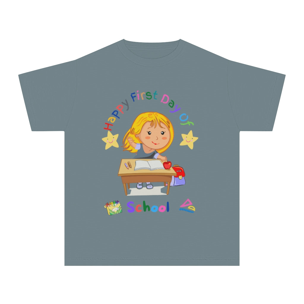 Happy First Day of School Youth Midweight Tee