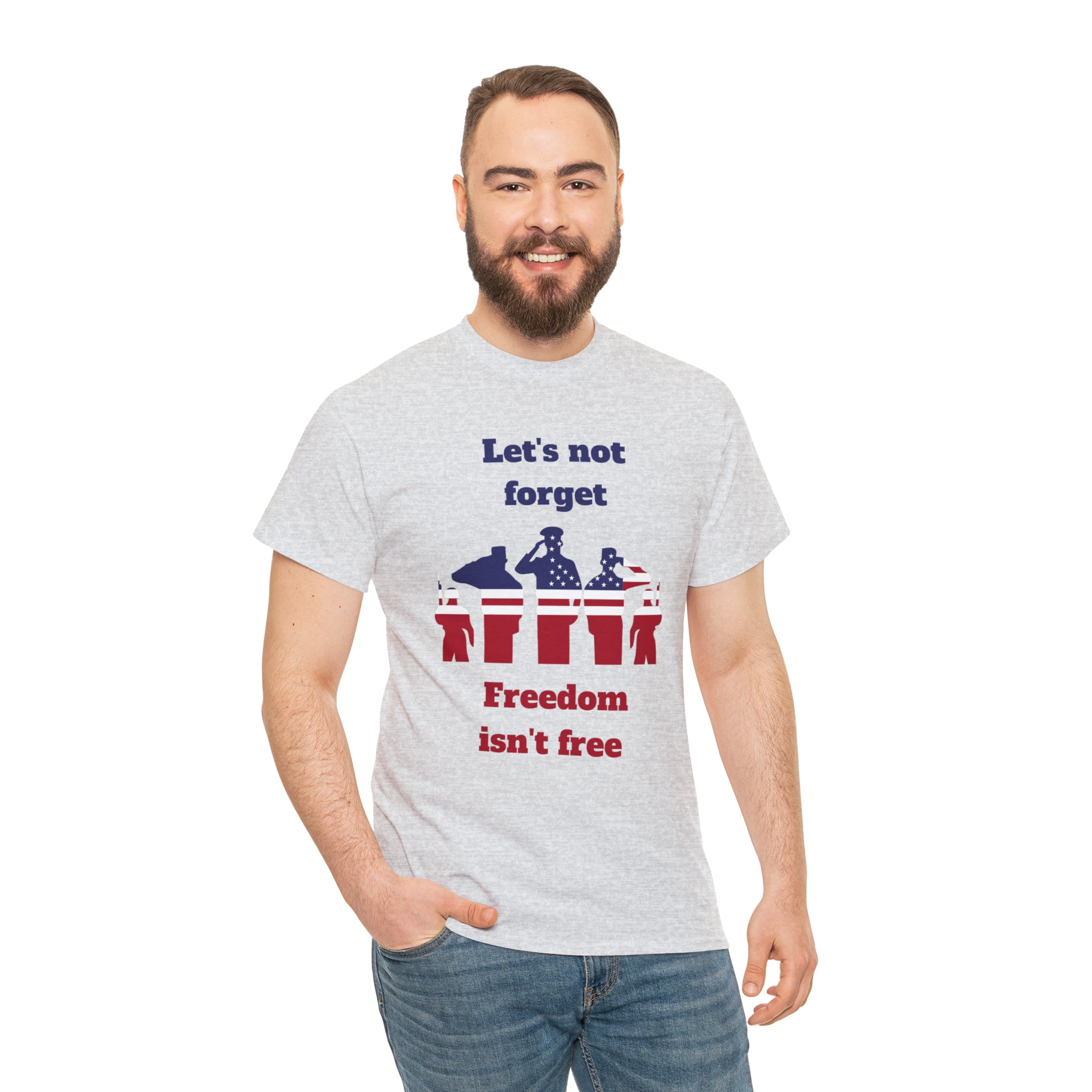 Memorial Day Freedom Is Not Free Unisex Heavy Cotton Tee