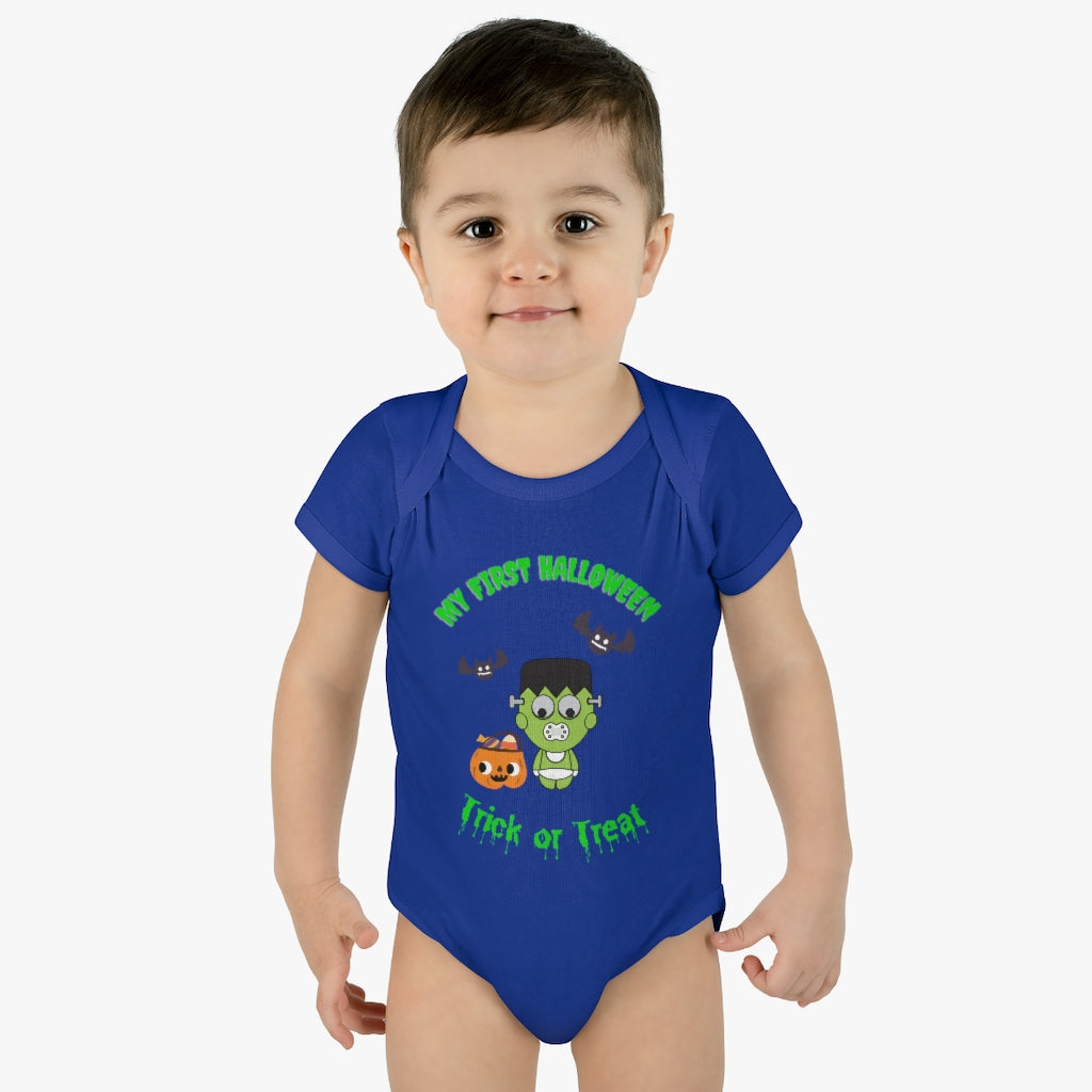 My First Halloween Infant Baby Rib Bodysuit