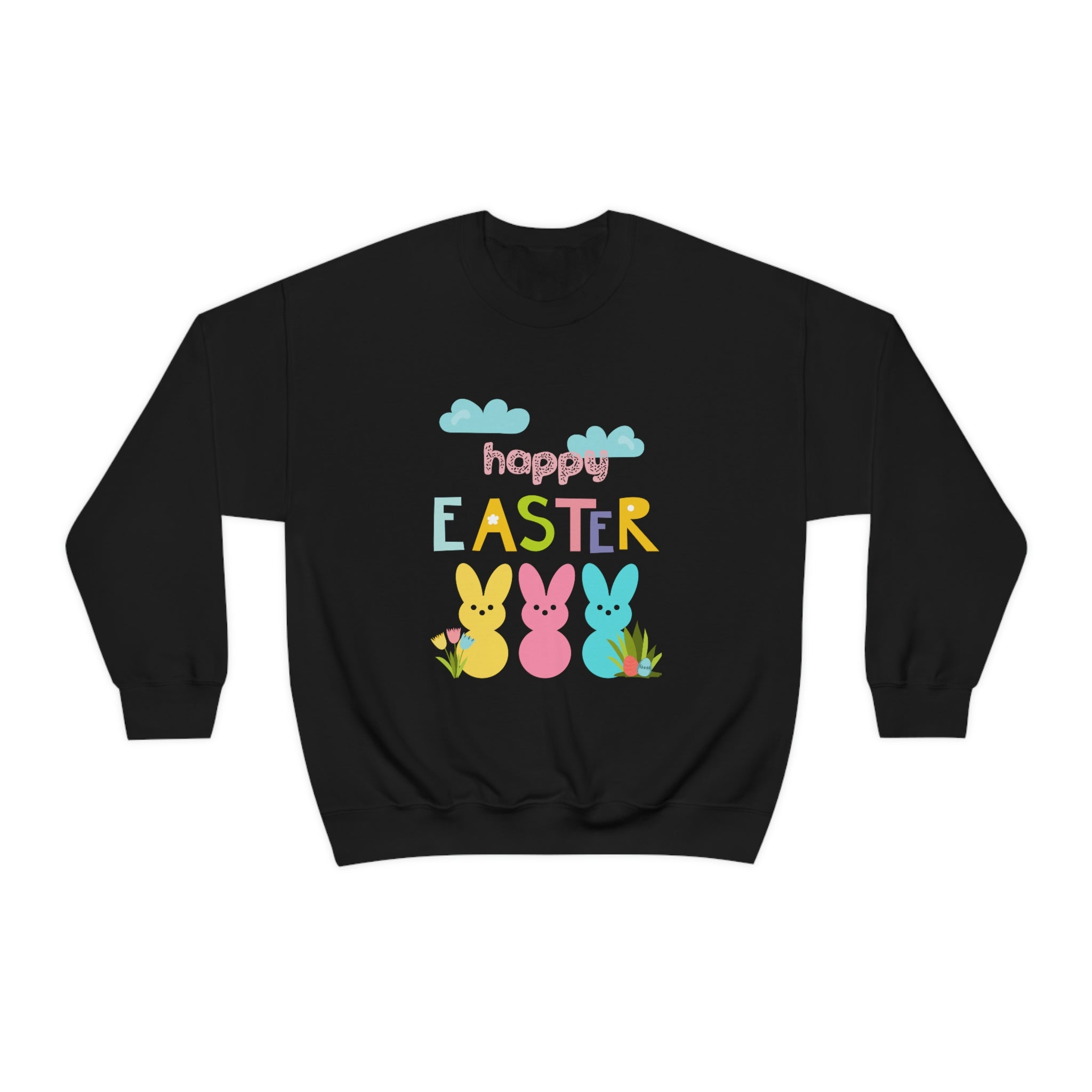 Happy Easter Bunny Unisex Heavy Blend™ Crewneck Sweatshirt