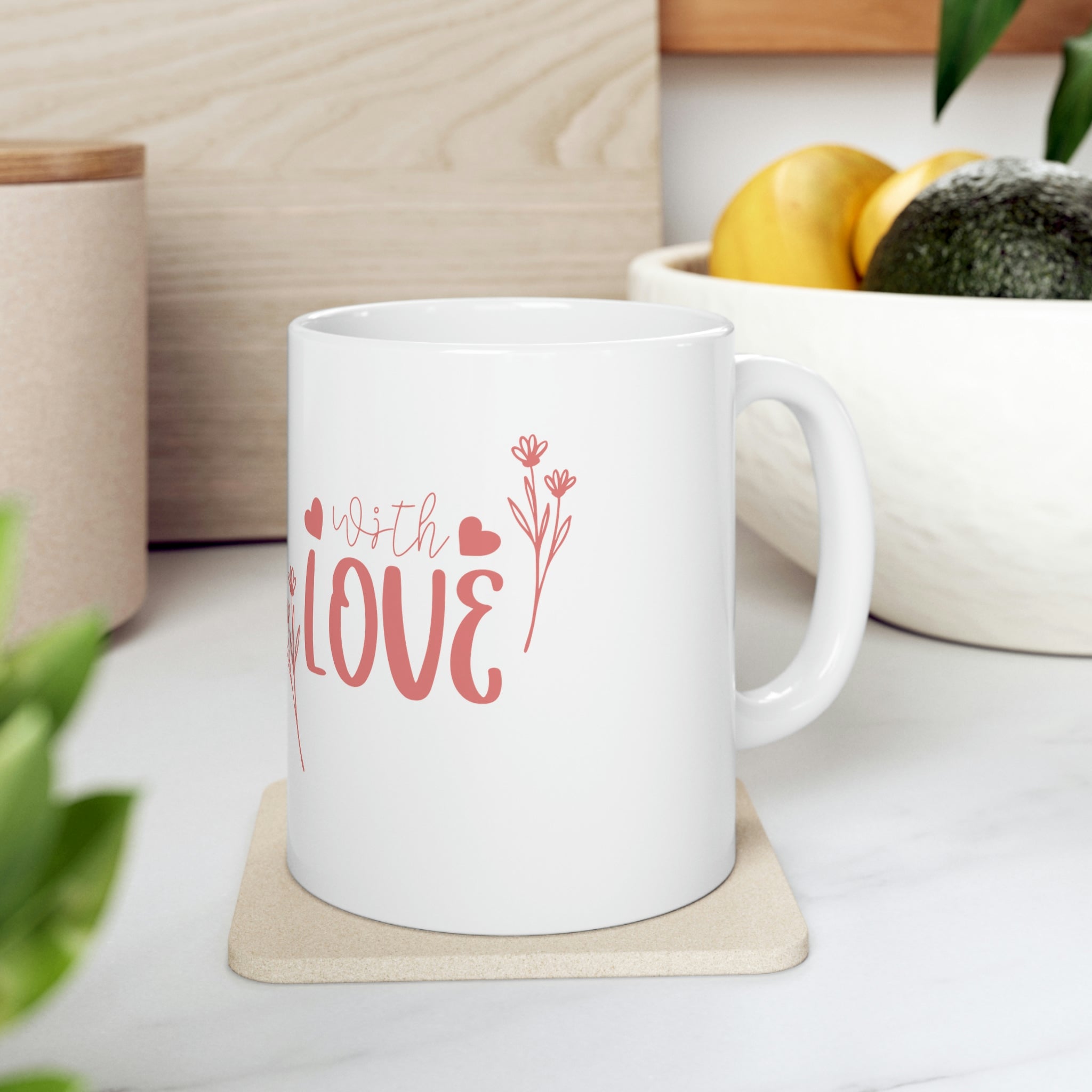 With Love Ceramic Mug 11oz