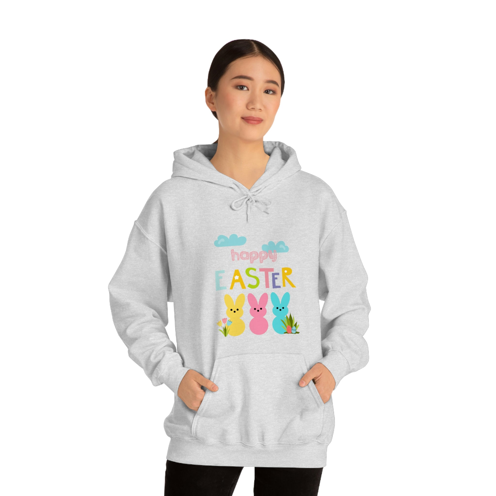 Happy Easter Bunny Unisex Heavy Blend™ Hooded Sweatshirt