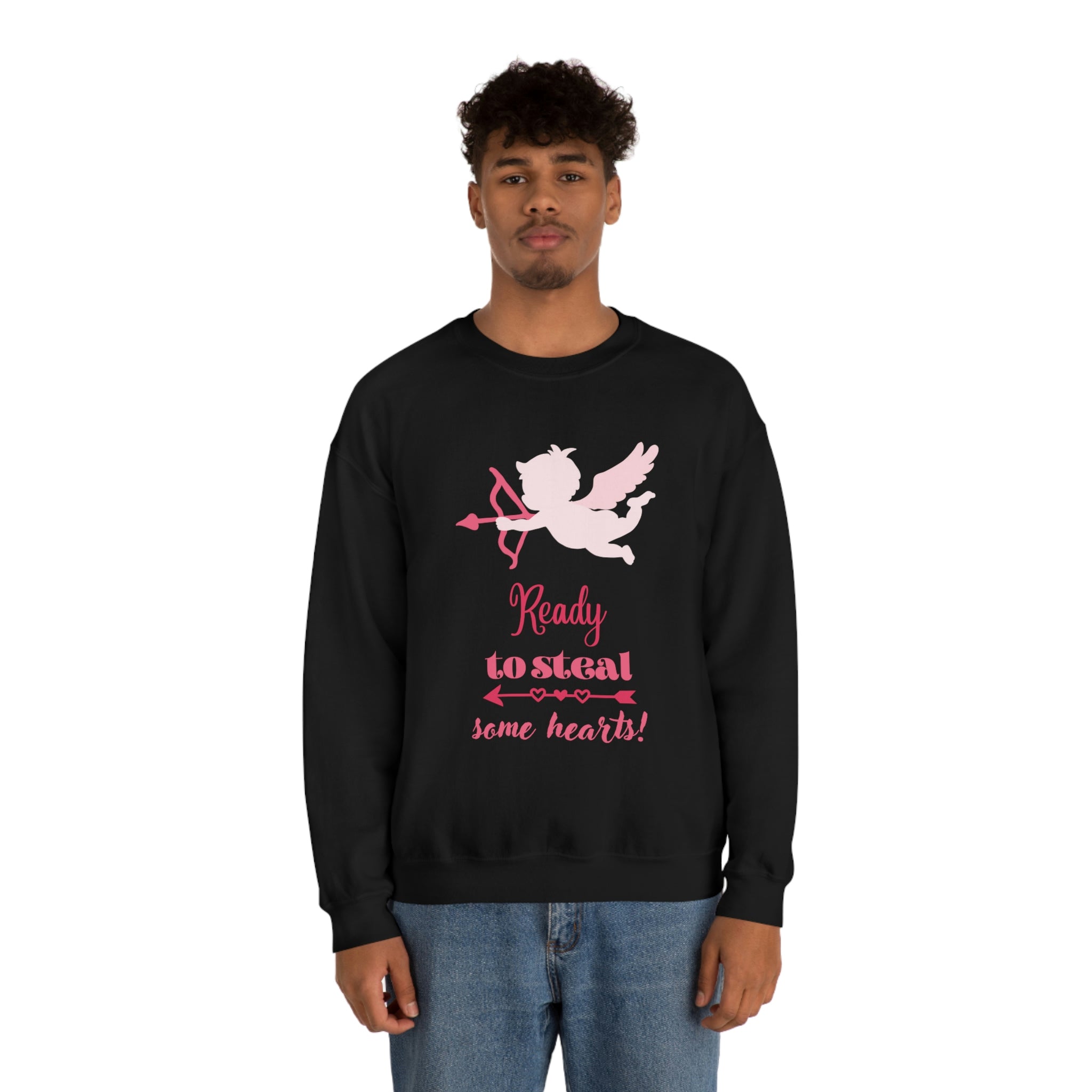 Ready To Steal Some Hearts!! Unisex Heavy Blend™ Crewneck Sweatshirt