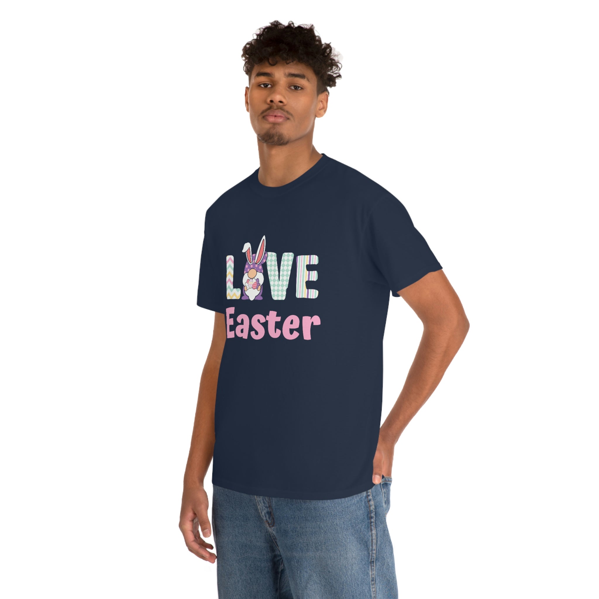 Gnome Love Easter Unisex Heavy Cotton Tee