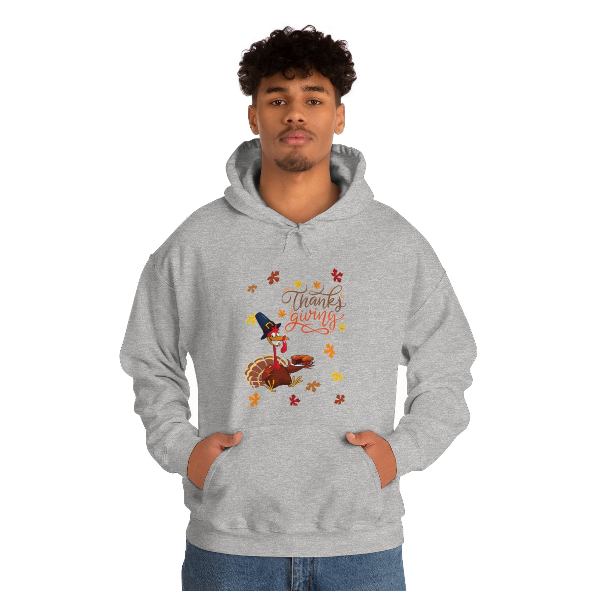 Thanksgiving Turkey Unisex Heavy Blend™ Hooded Sweatshirt