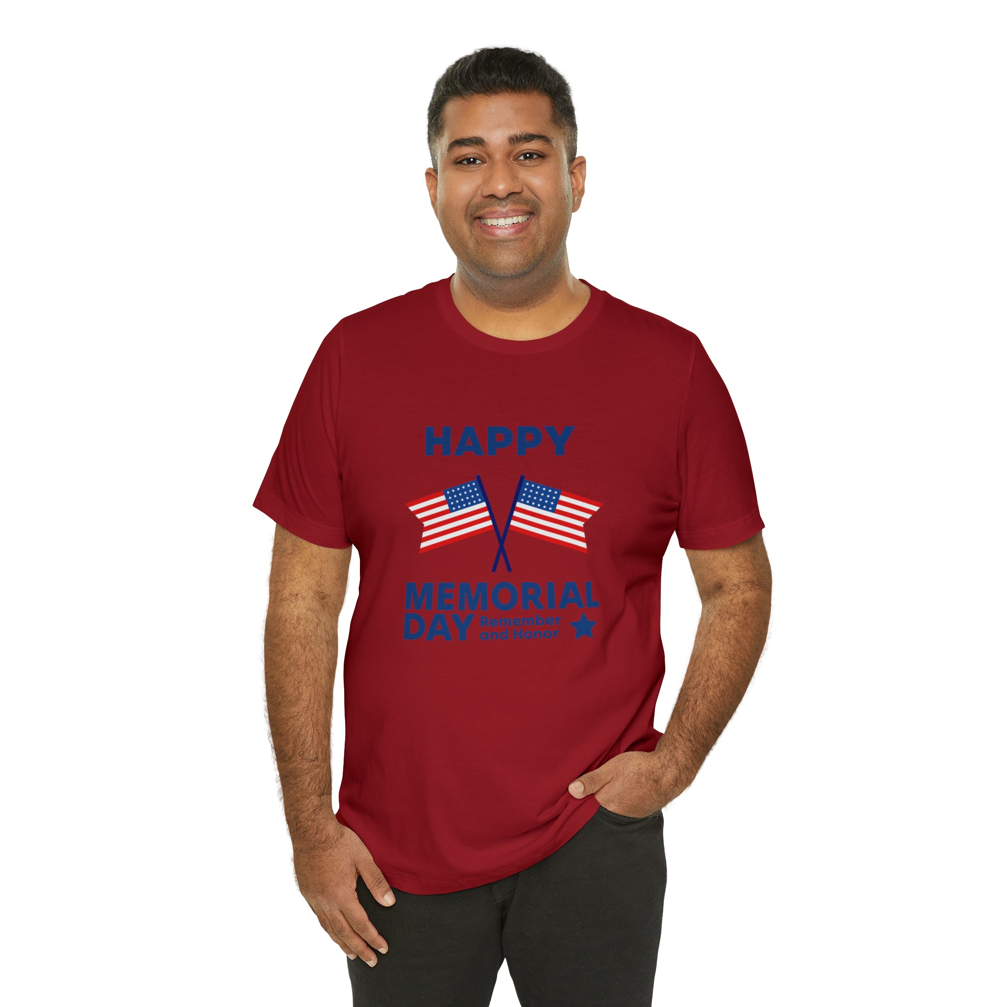 Happy Memorial Day Unisex Jersey Short Sleeve Tee