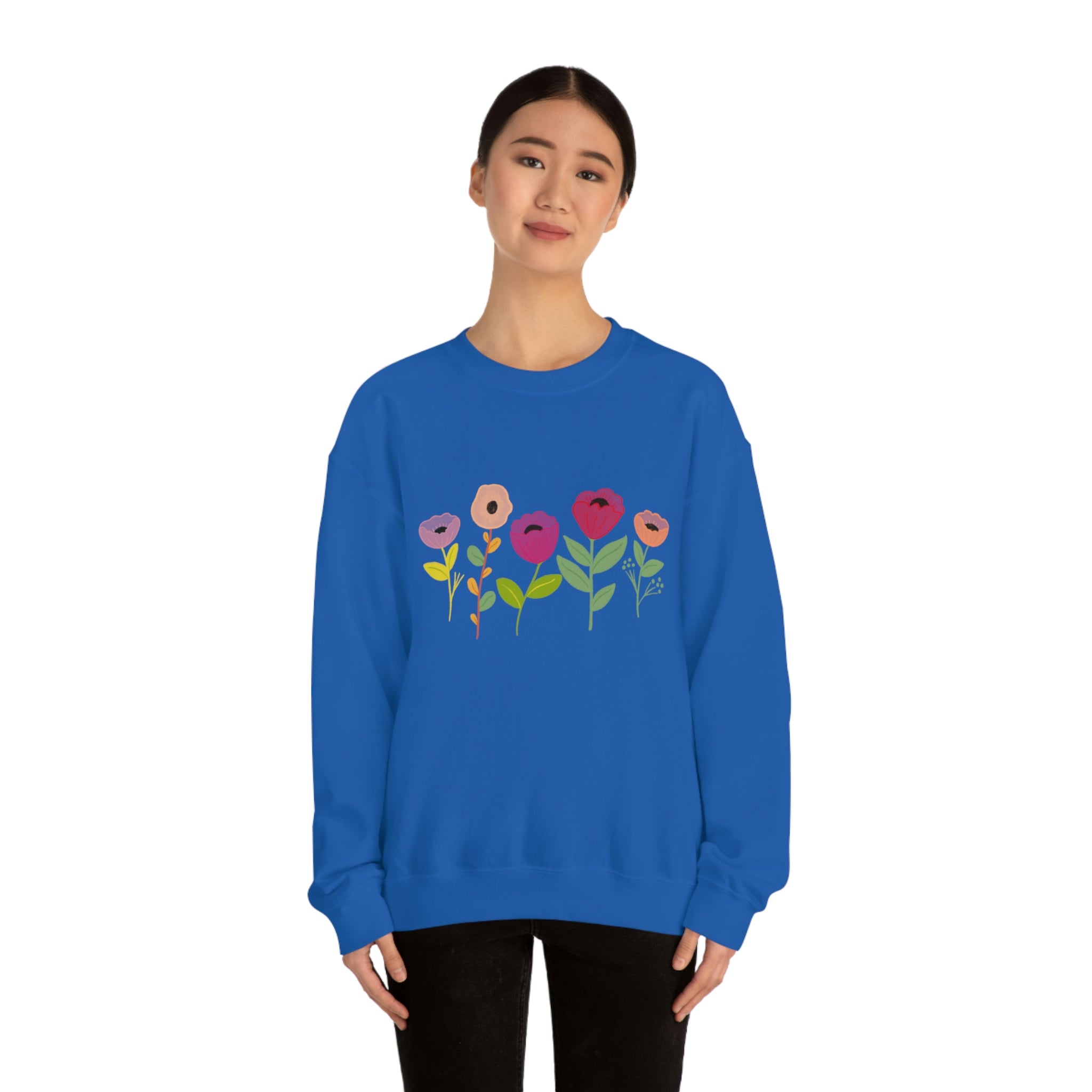 Spring Flowers Unisex Heavy Blend™ Crewneck Sweatshirt