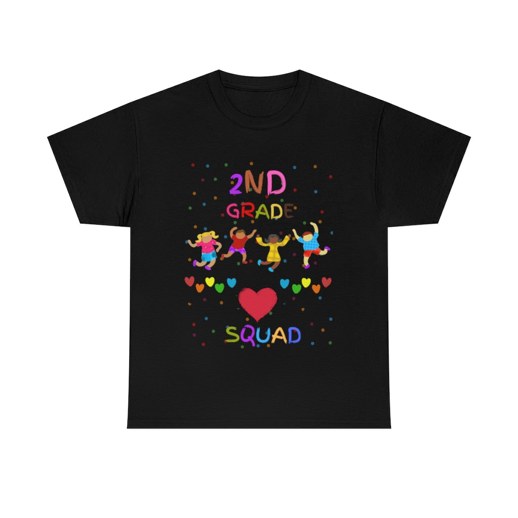 2nd Grade Squad Unisex Heavy Cotton Tee