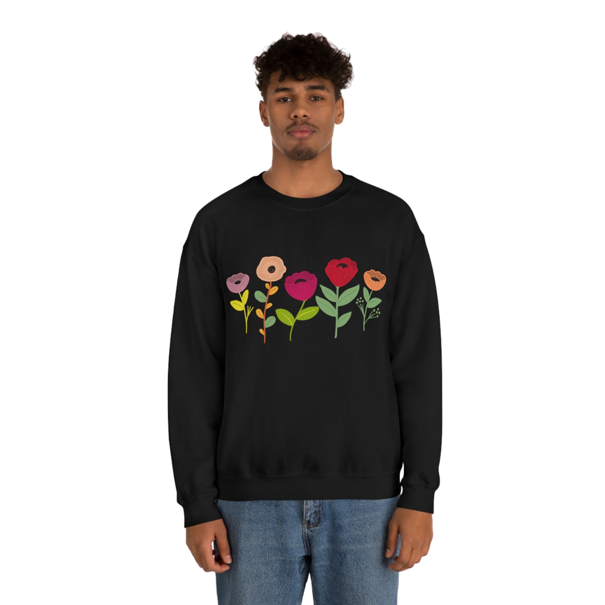 Spring Flowers Unisex Heavy Blend™ Crewneck Sweatshirt