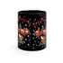 Santa Claus Is Coming To Town11oz Black Mug