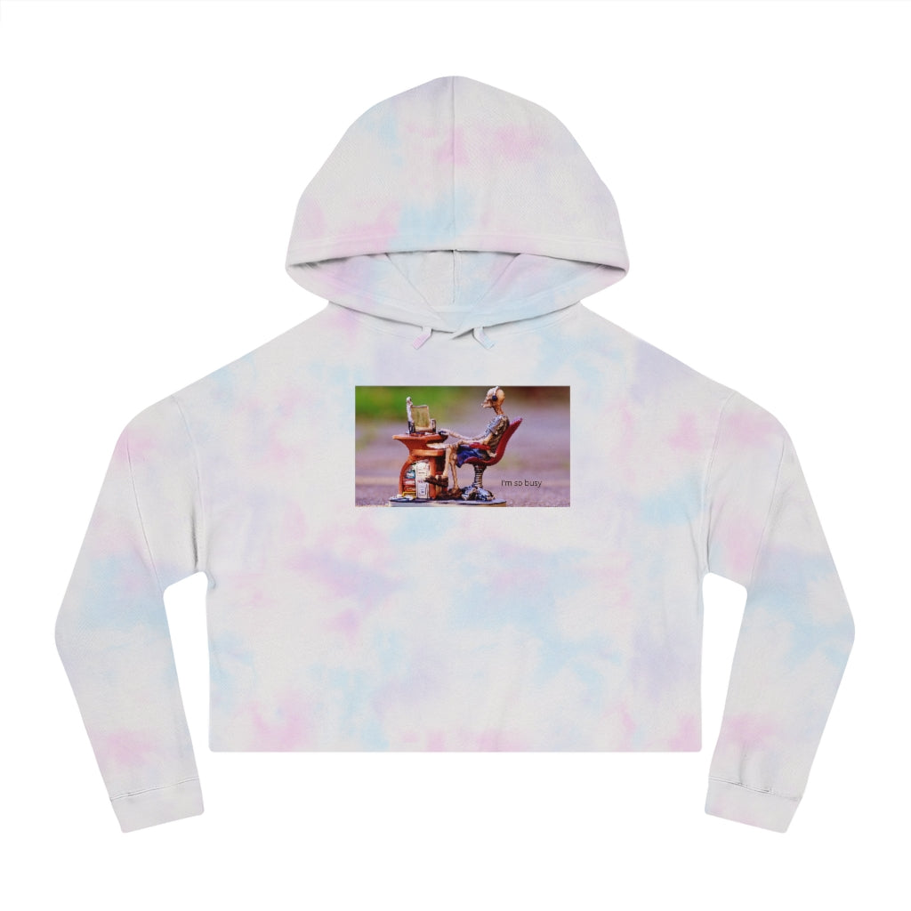 Computer's Women’s Cropped Hooded Sweatshirt