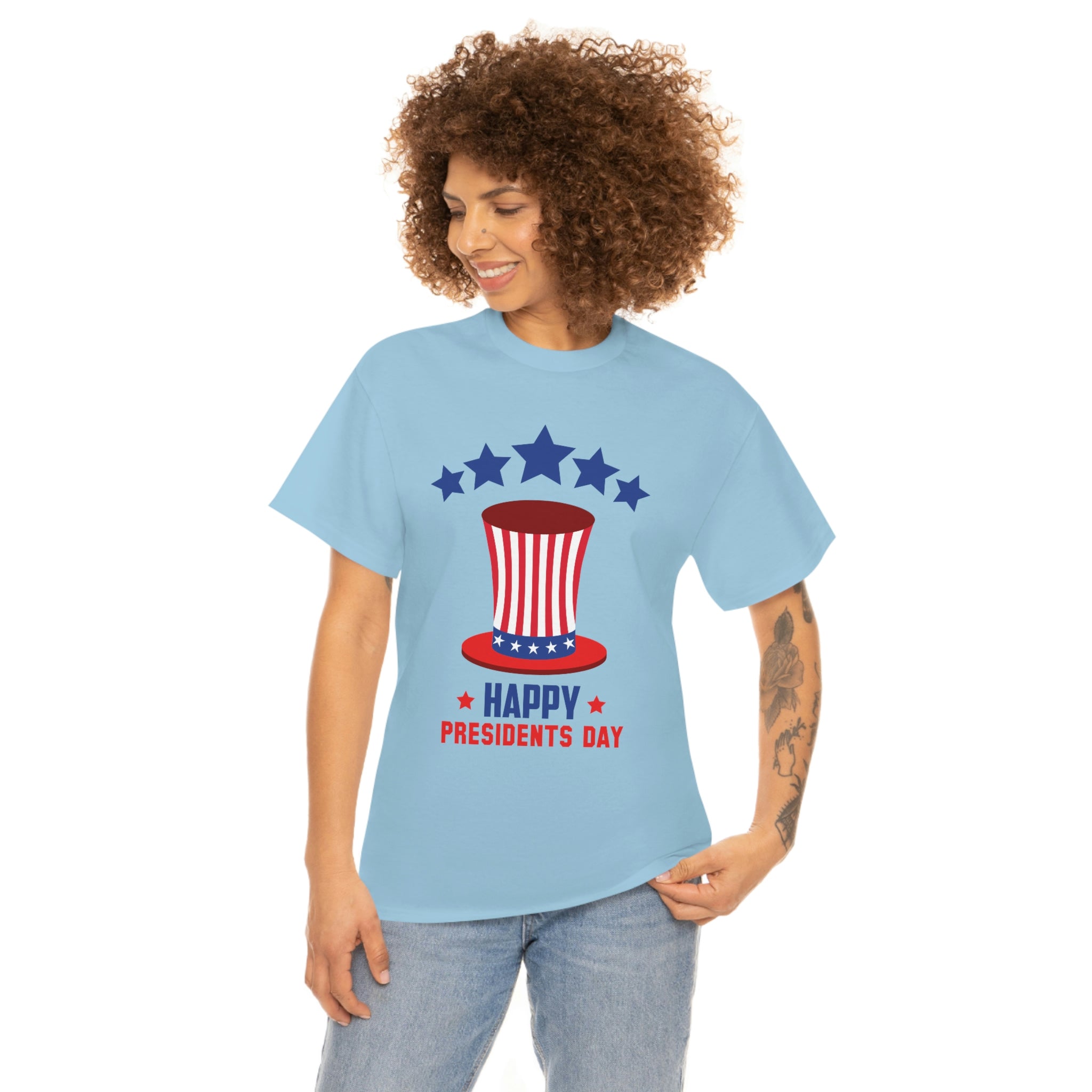 Happy President's Day Hat Unisex Heavy Cotton Tee