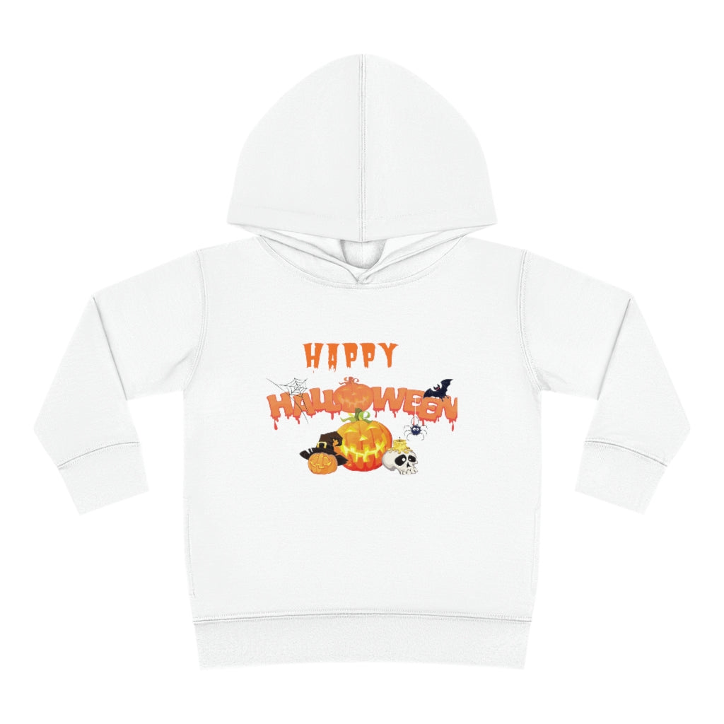 Happy Halloween Toddler Pullover Fleece Hoodie