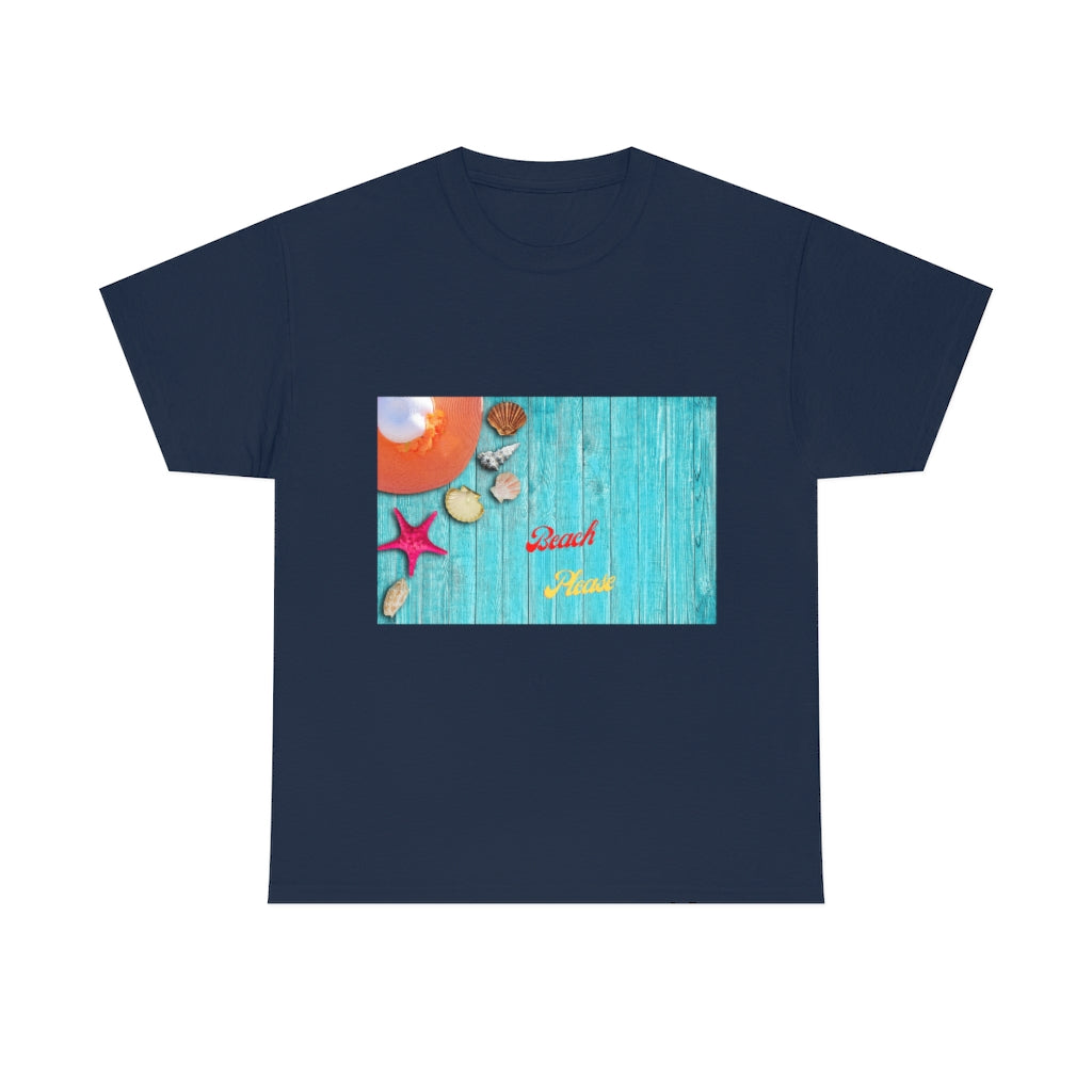 The Beach Please Unisex Heavy Cotton Tee