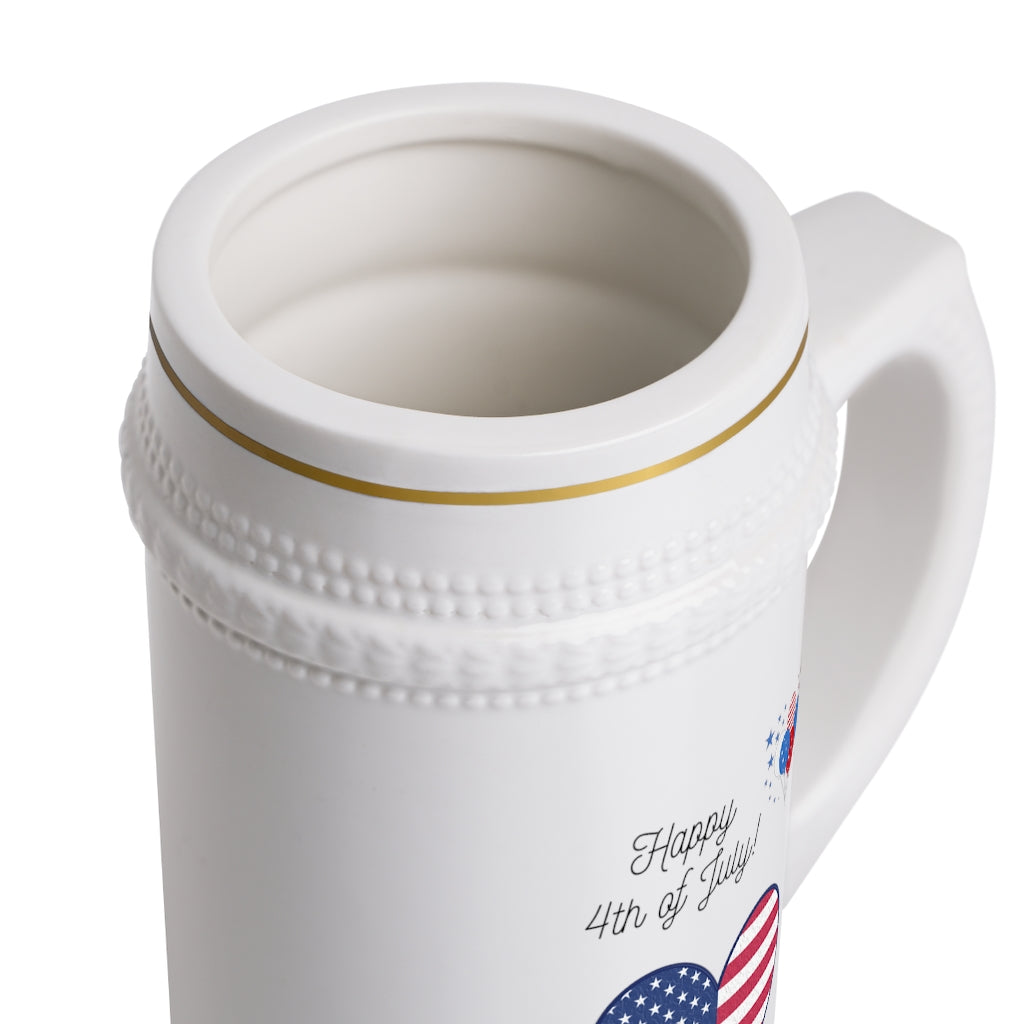 Happy 4th of July Beer Stein Mug