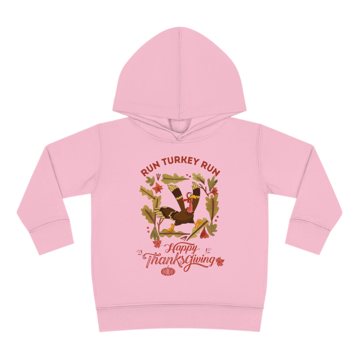 Run Turkey Run Toddler Pullover Fleece Hoodie