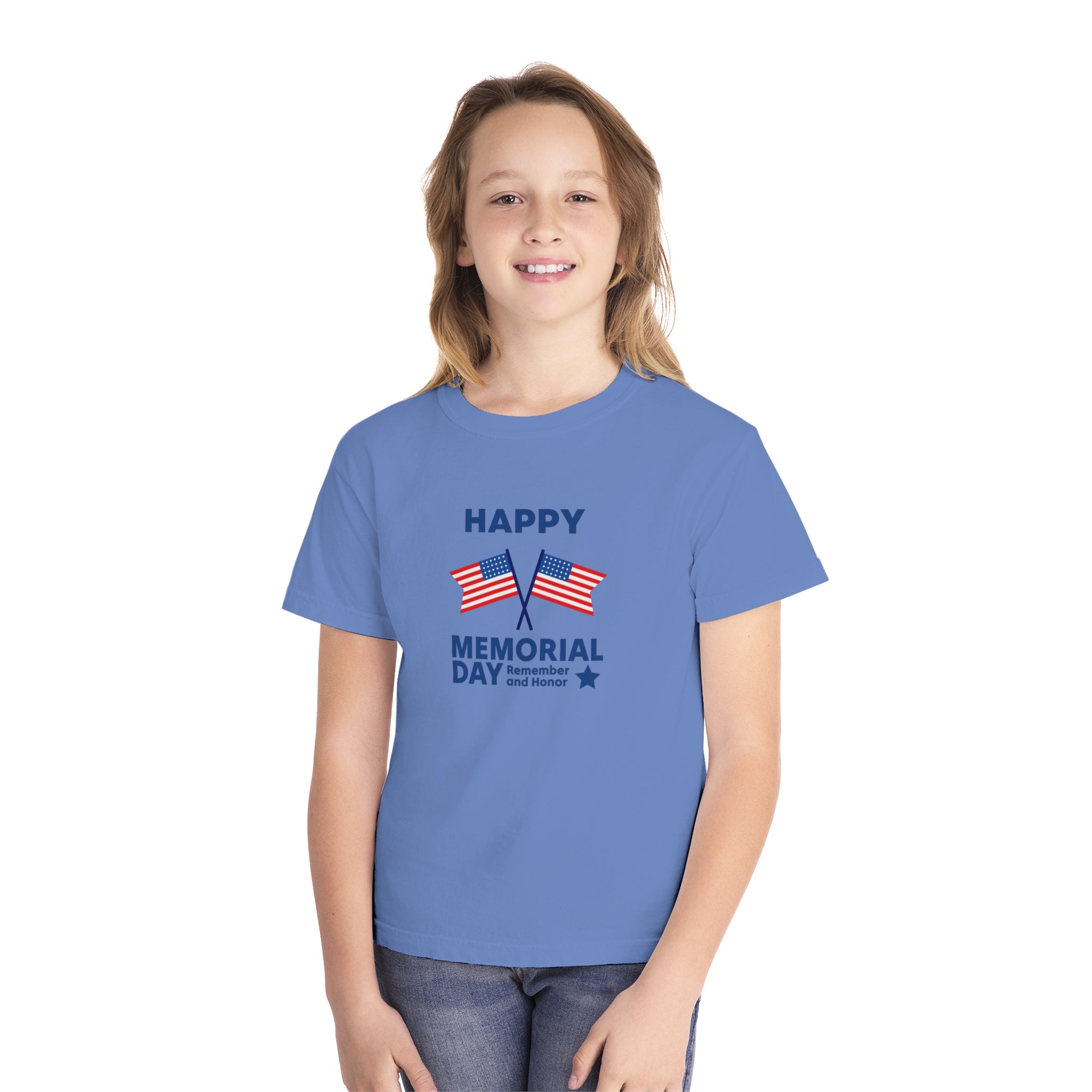 Happy Memorial Day Youth Midweight Tee