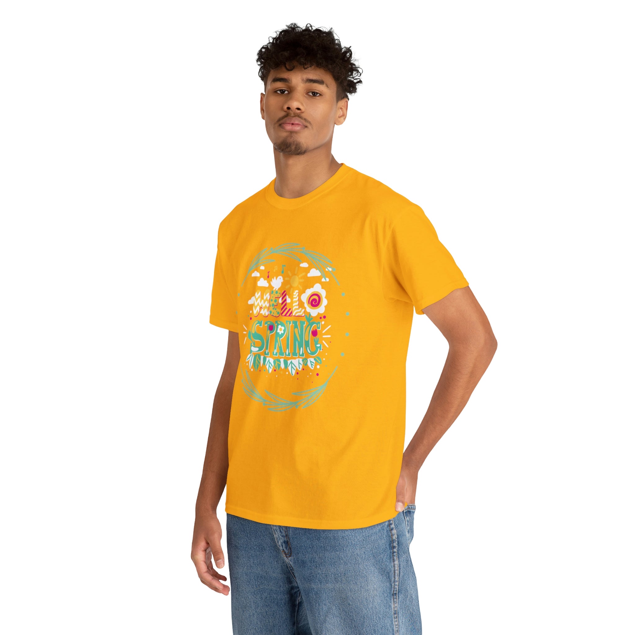 Hello Spring Unisex Heavy Cotton Tee