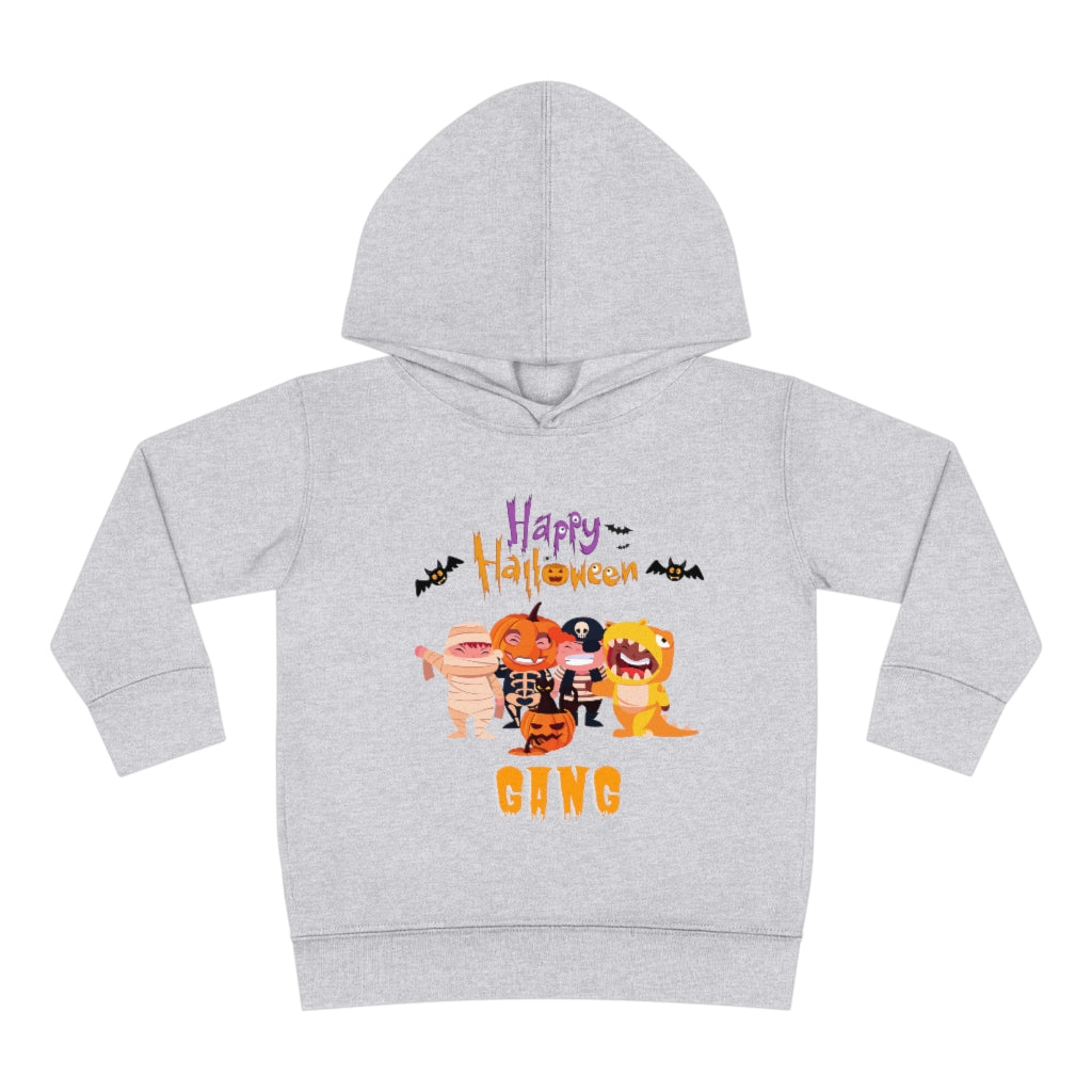 Happy Halloween Gang Toddler Pullover Fleece Hoodie