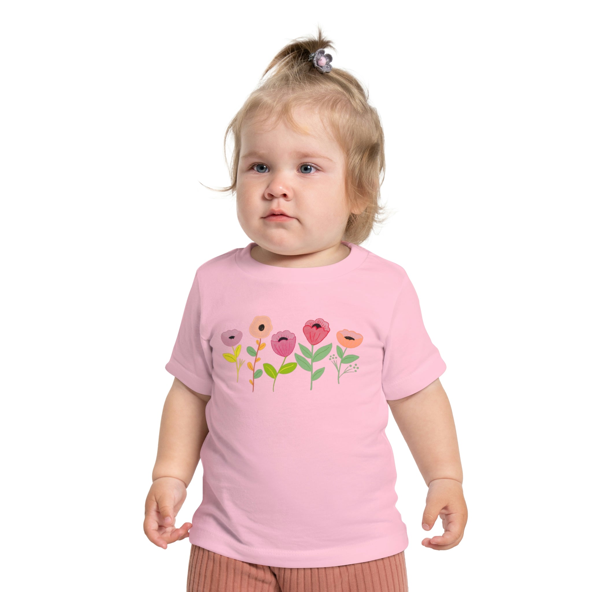 Spring Flowers Baby Short Sleeve T-Shirt