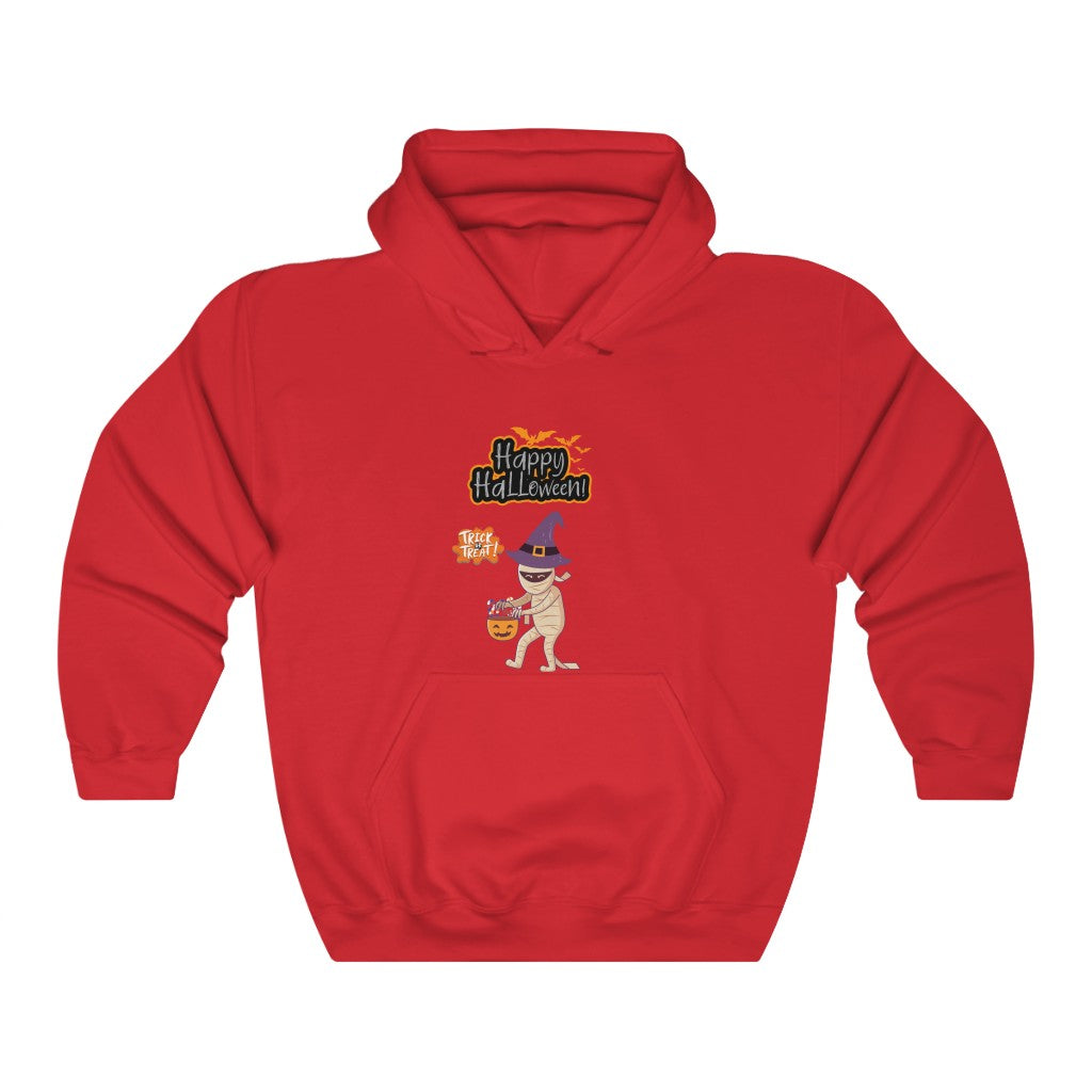 Happy Halloween Mummy Unisex Heavy Blend™ Hooded Sweatshirt