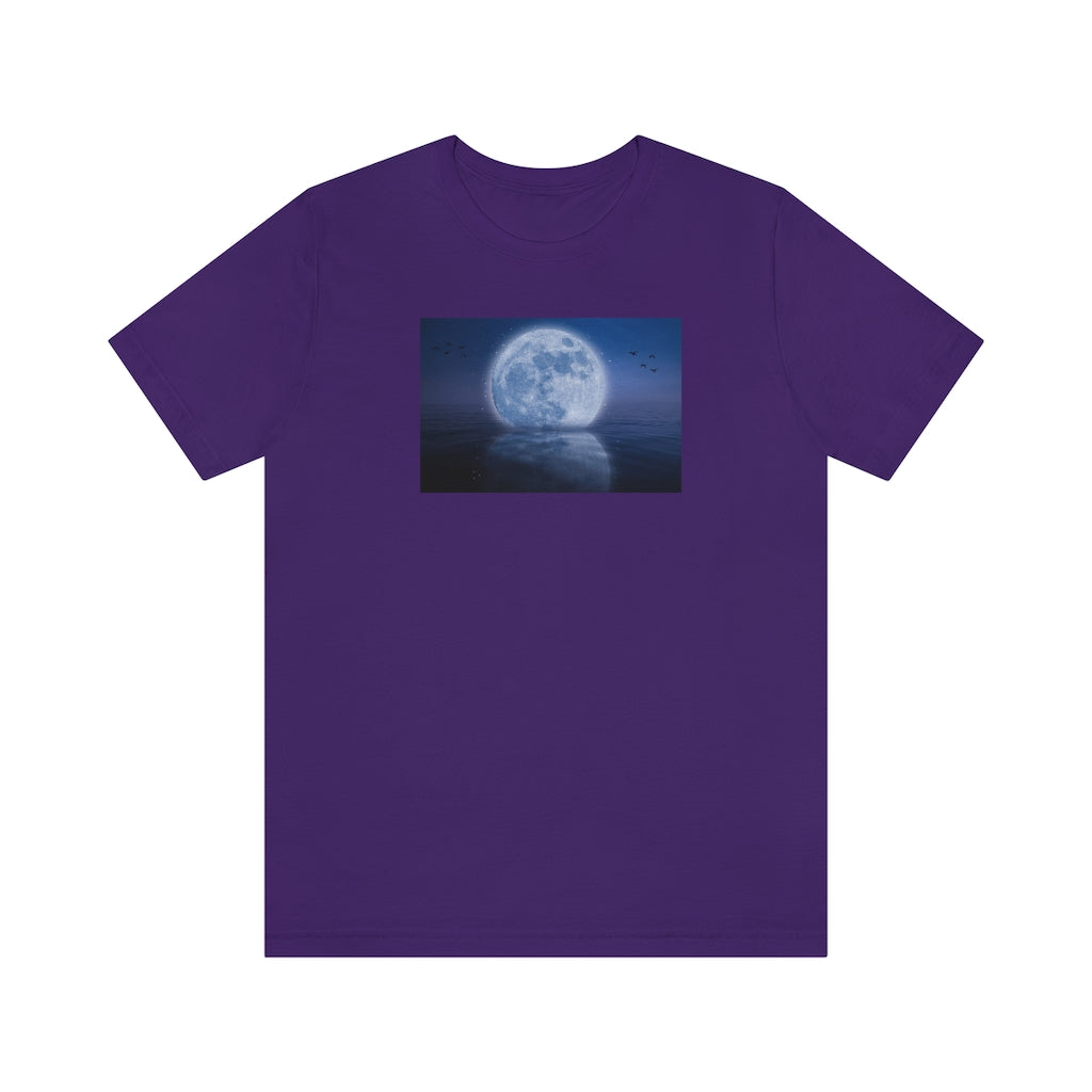 Mystical  Moon Unisex Jersey Short Sleeve Tee